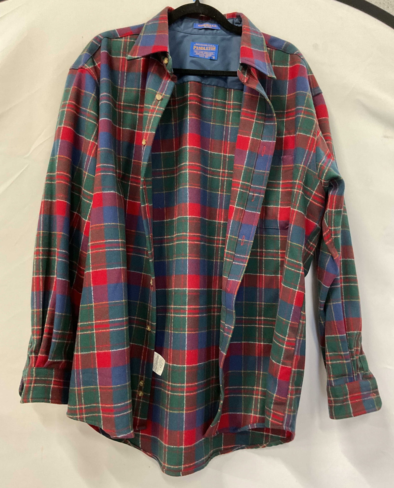 Pendleton Plaid Wool Buttoned Long Sleeve USA (1 of 7)