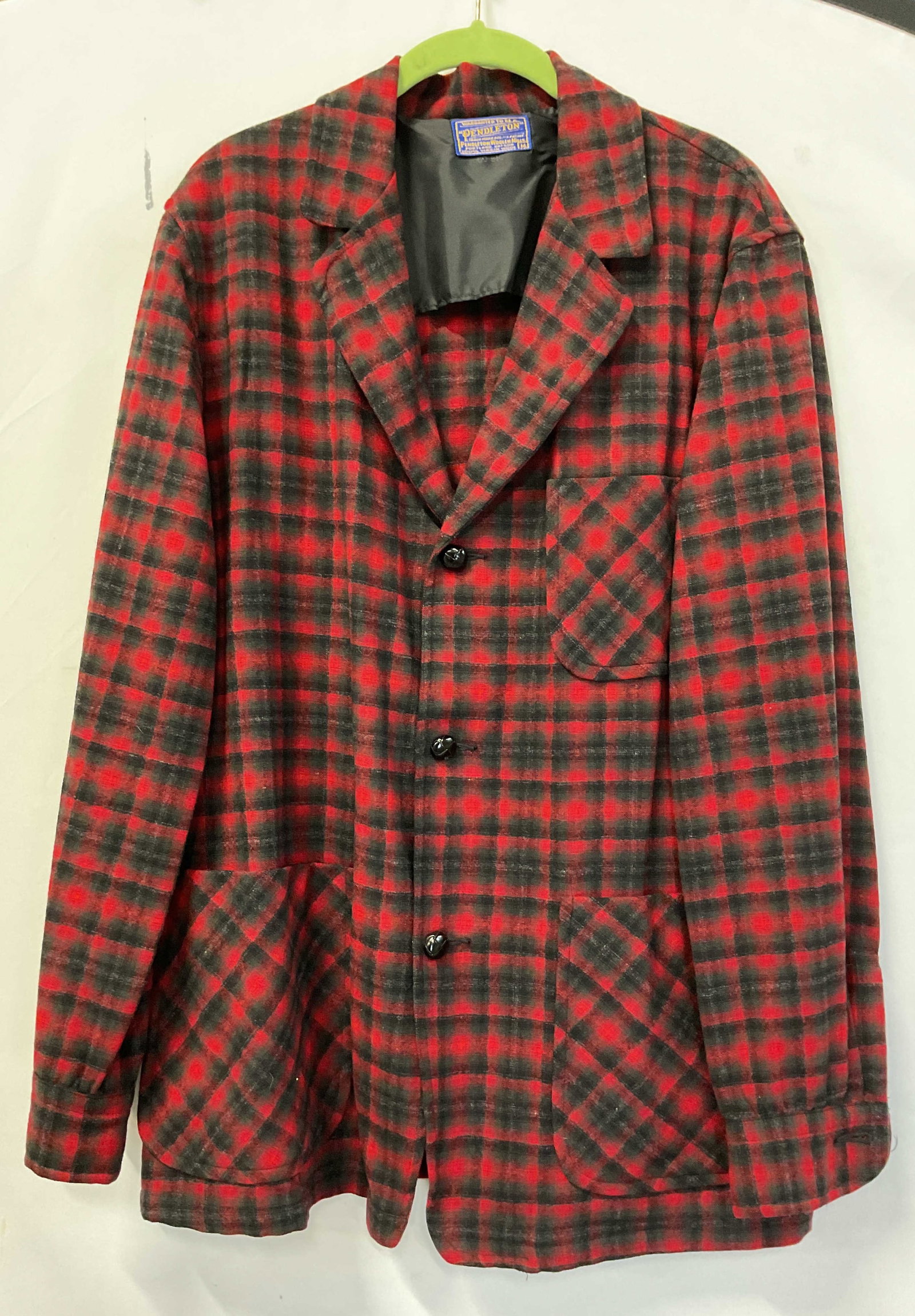 Pendleton Plaid Wool Buttoned Jacket USA (1 of 8)
