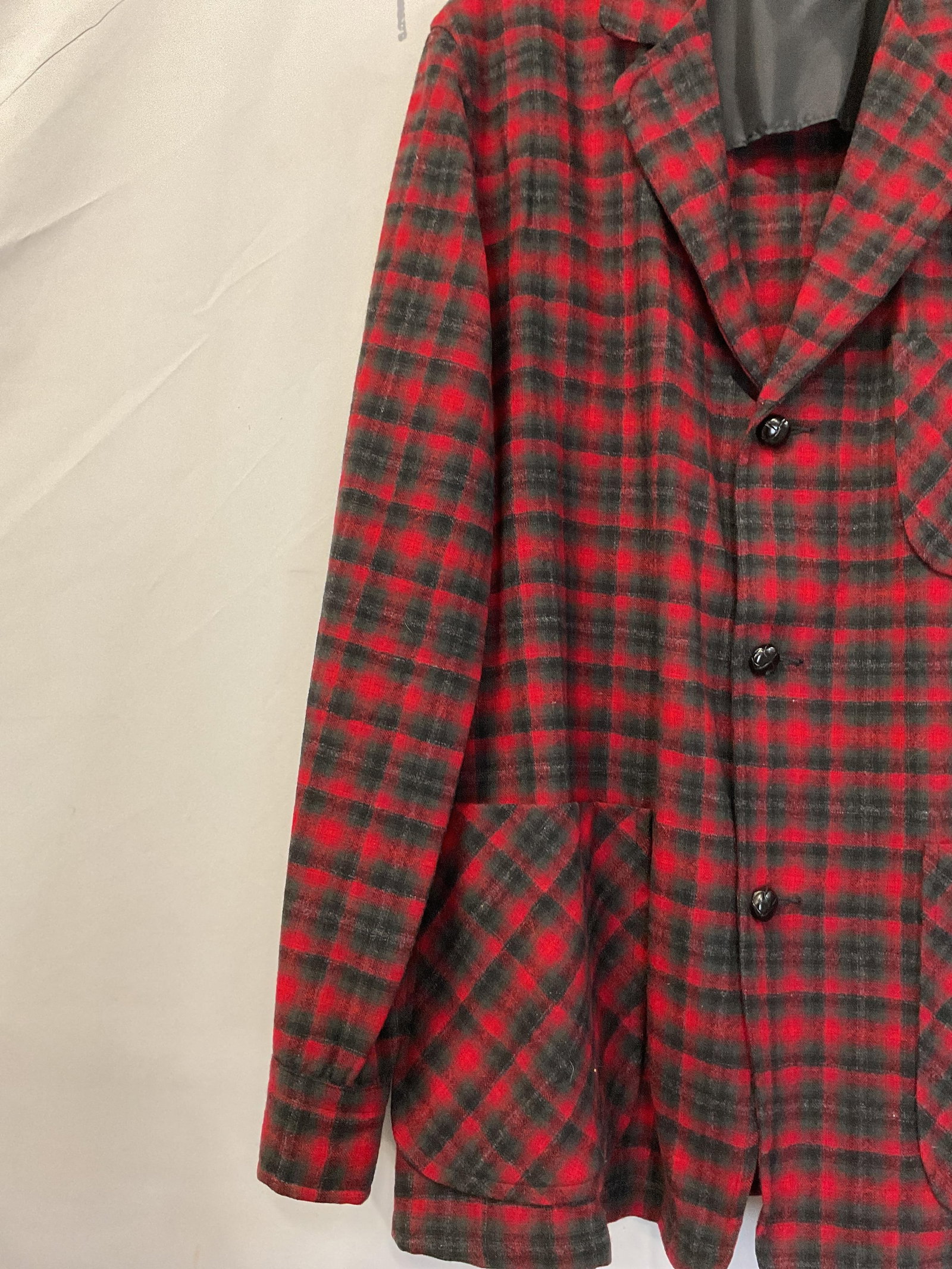 Pendleton Plaid Wool Buttoned Jacket USA - 5