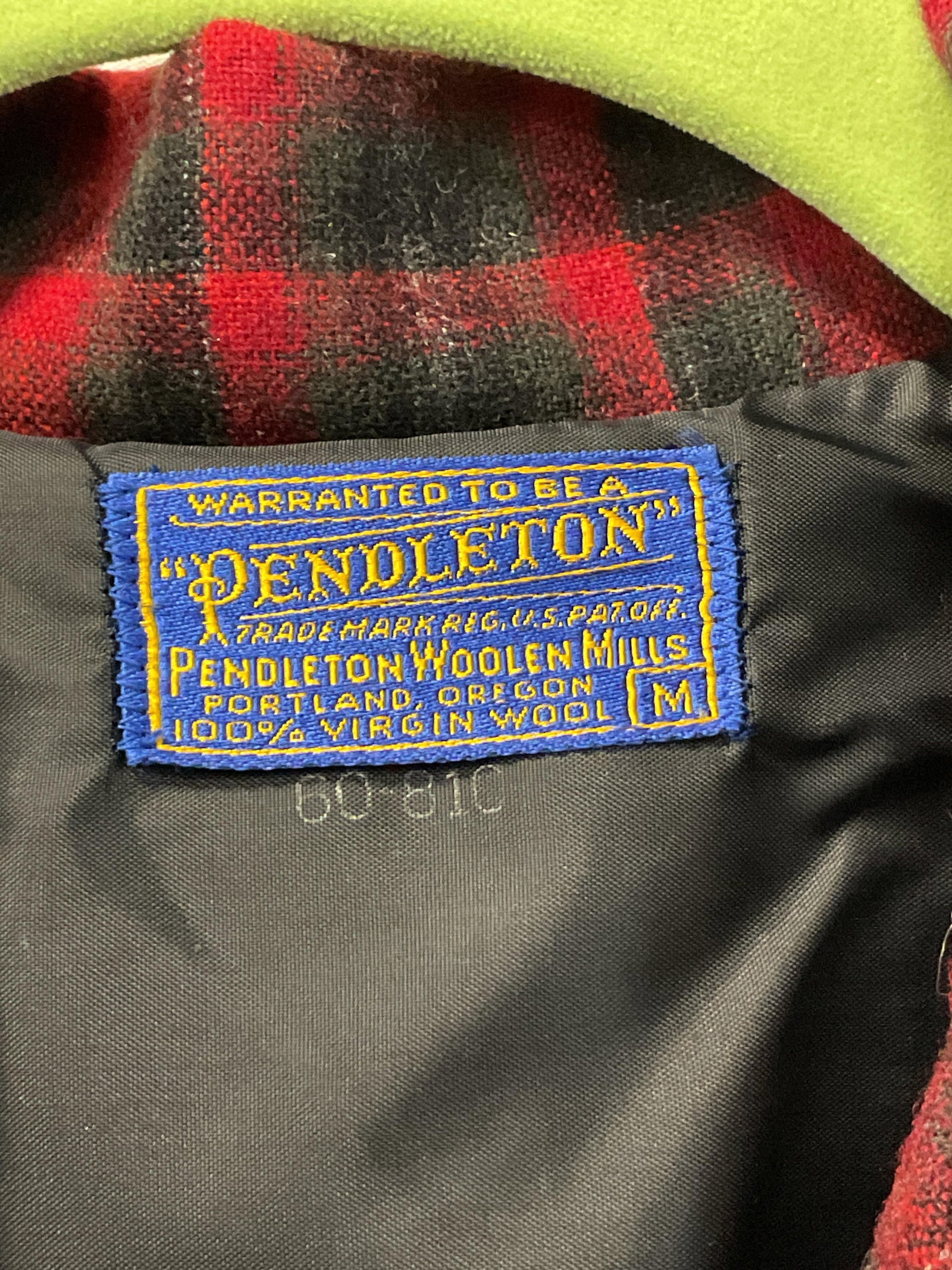 Pendleton Plaid Wool Buttoned Jacket USA - 7