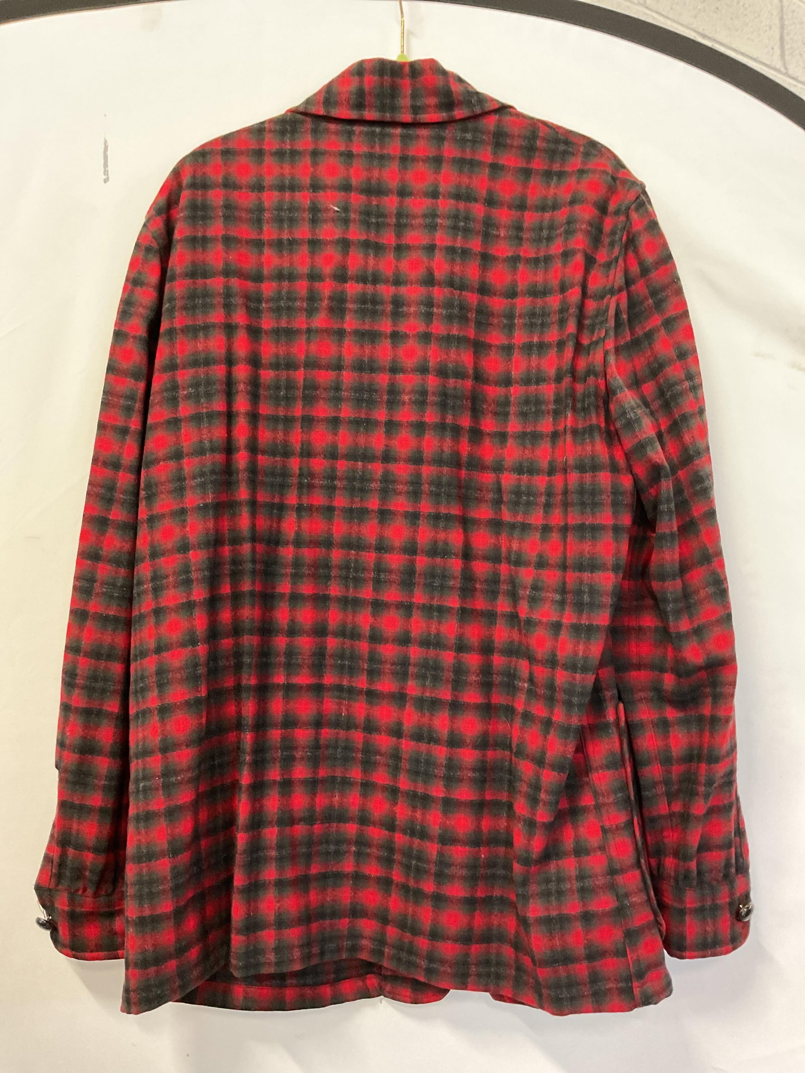 Pendleton Plaid Wool Buttoned Jacket USA - 8