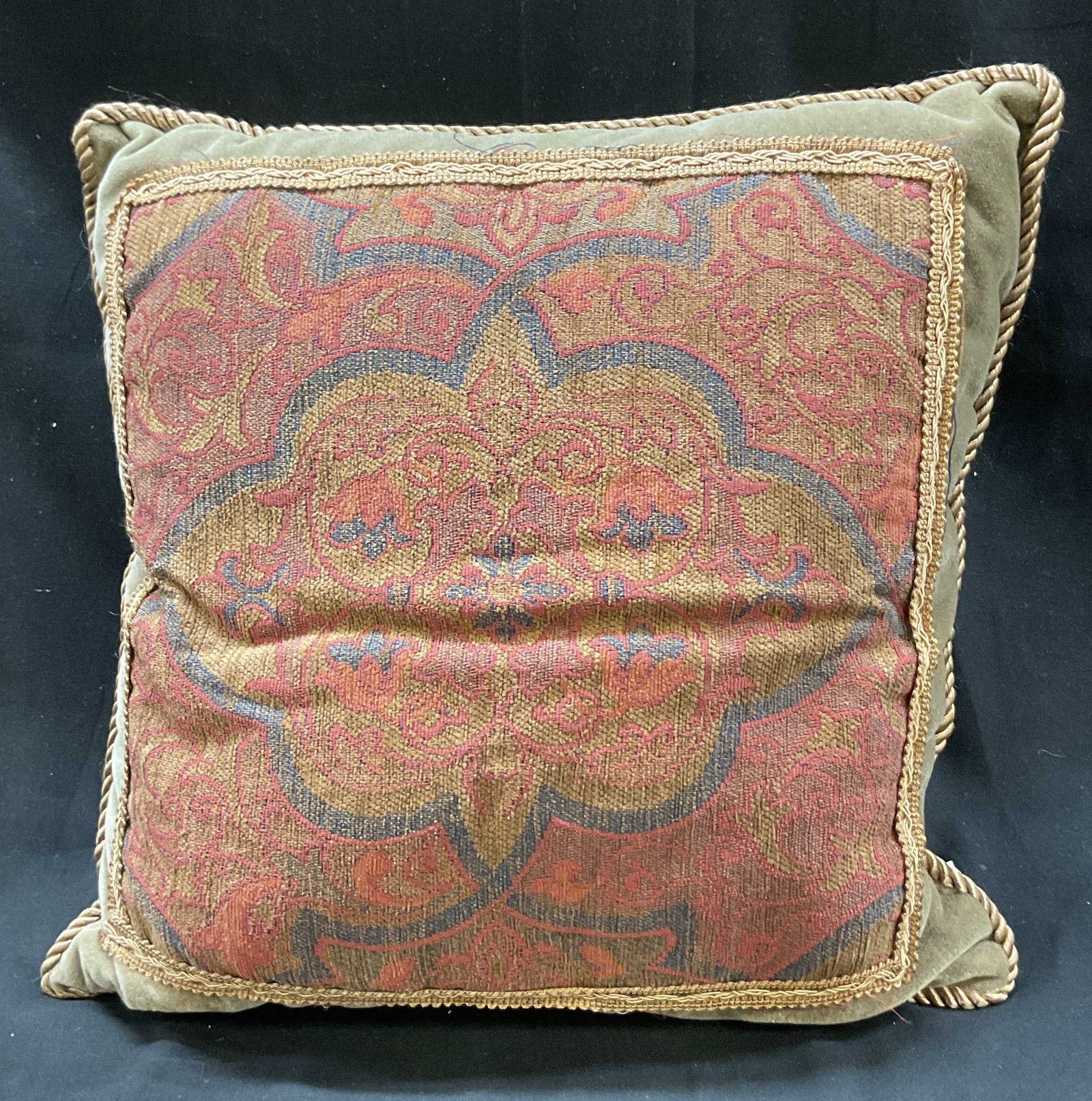 Vintage Decorative Woven Medallion Throw Pillow (1 of 6)