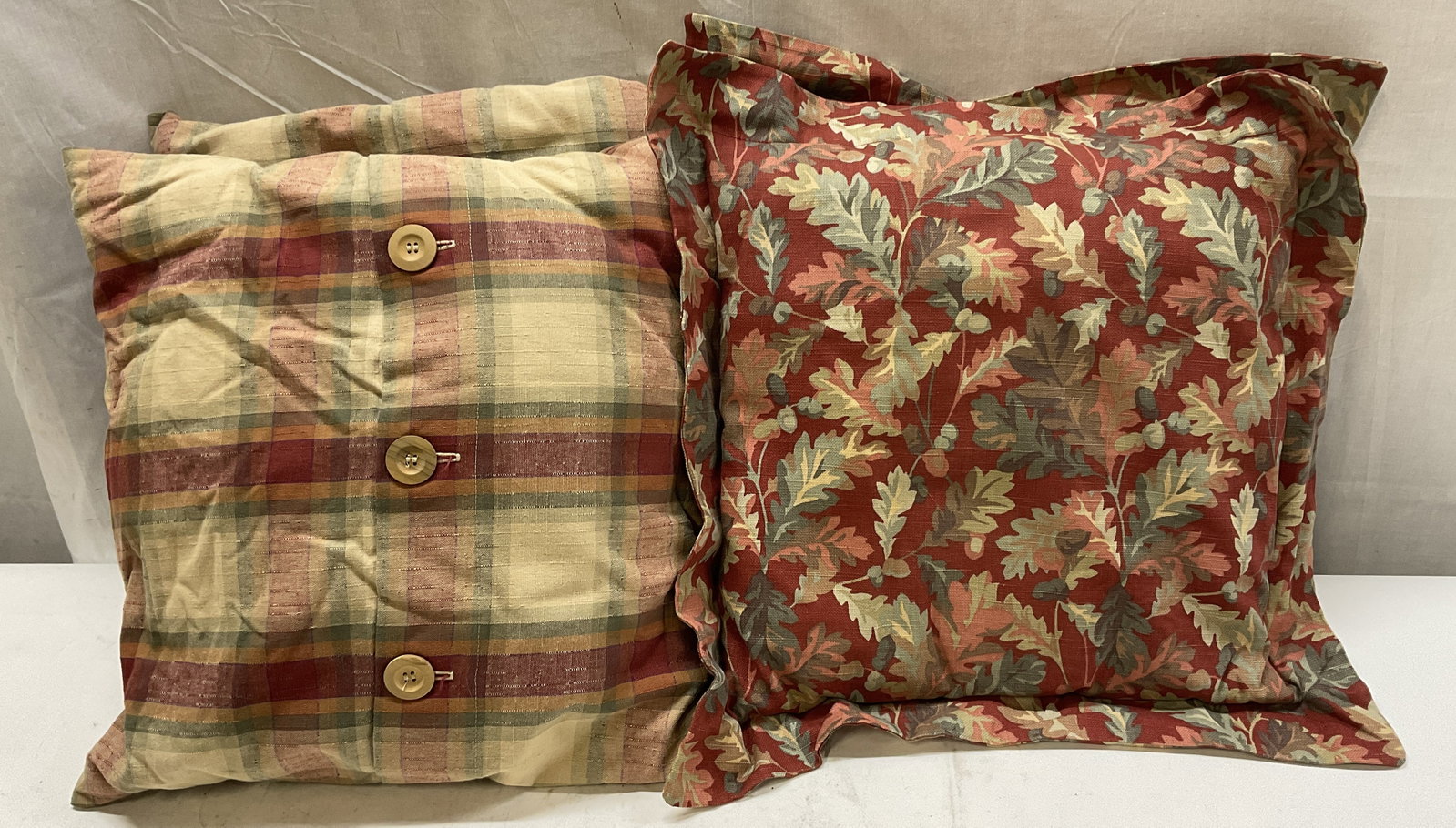 Lt4 Decorative Plaid and Floral Throw Pillows (1 of 9)