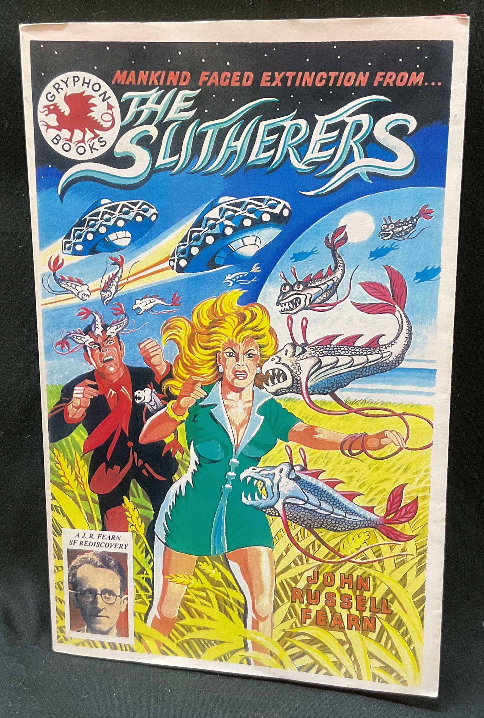 1999 1stEd The Slitherers Illus Bk Fearn+: The Slitherers with Leeches From Space by John Russell Fearn. First edition book. Published by Gryphon Books, 1999. Soft cover book with illustrated cover. Contains some illustrations. Measures approx