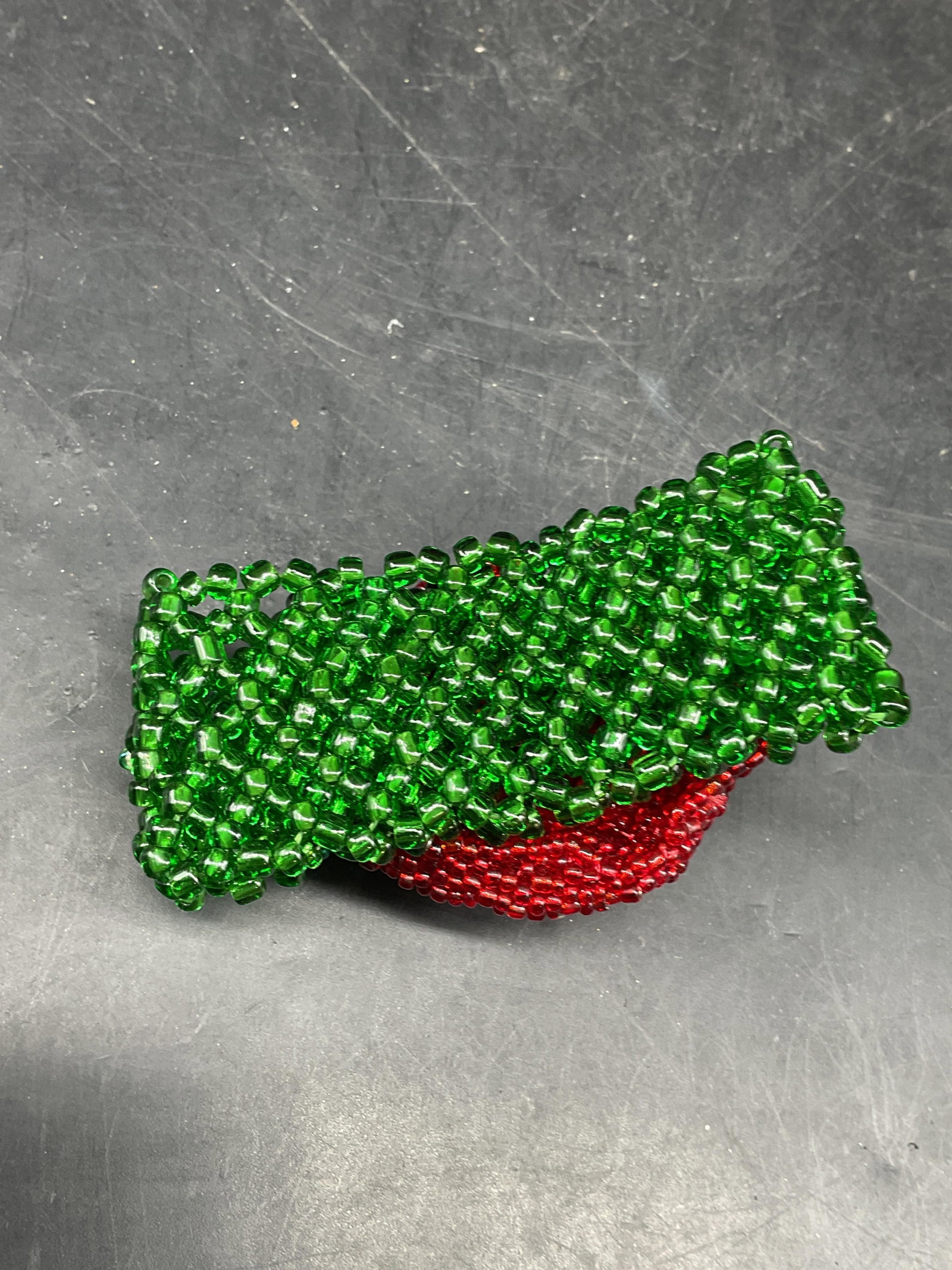Beaded Rose Statement Bracelet - 5