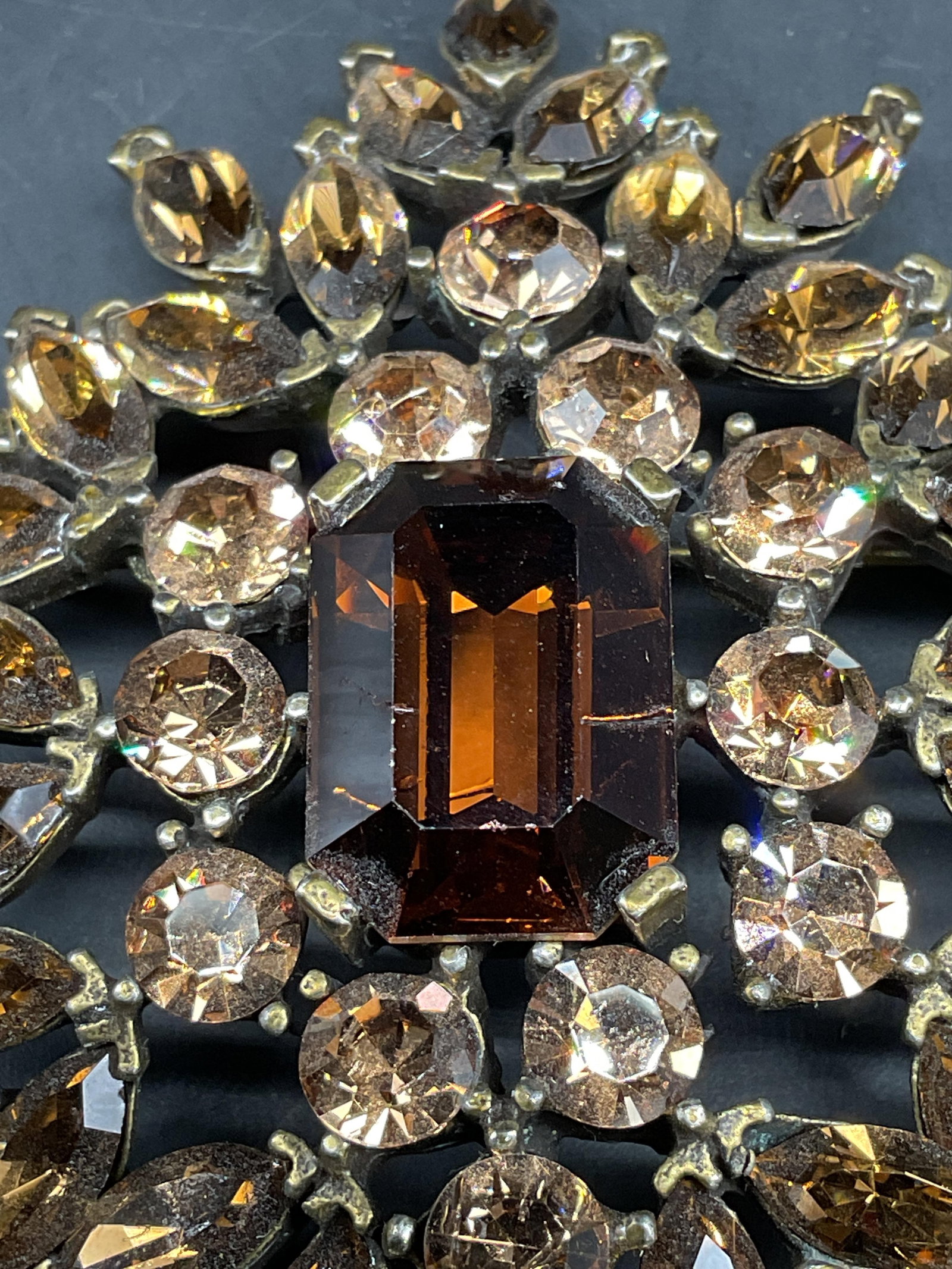 Todd Anthony Rhinestone Statement Brooch - 2
