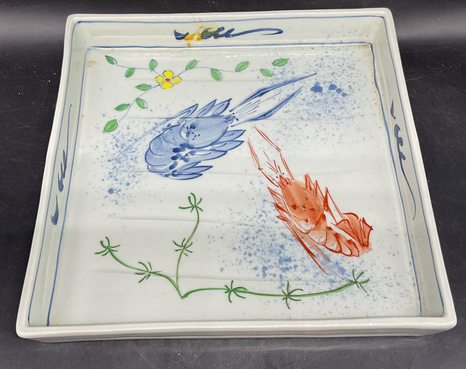 Signed Arita Style Twin Lobster Porcelain Platter (1 of 7)