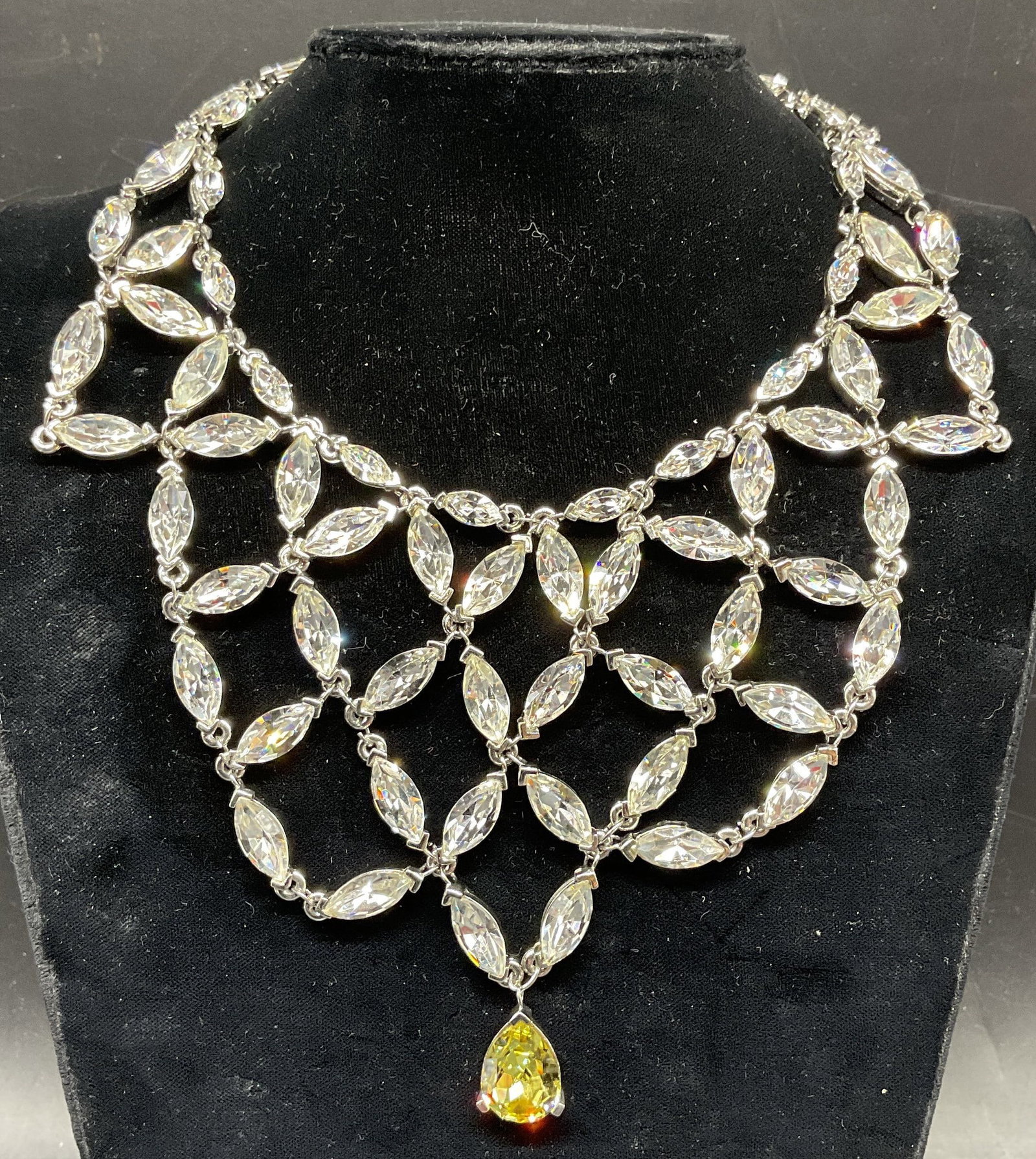 Todd Anthony Rhinestone Chandelier Necklace (1 of 6)