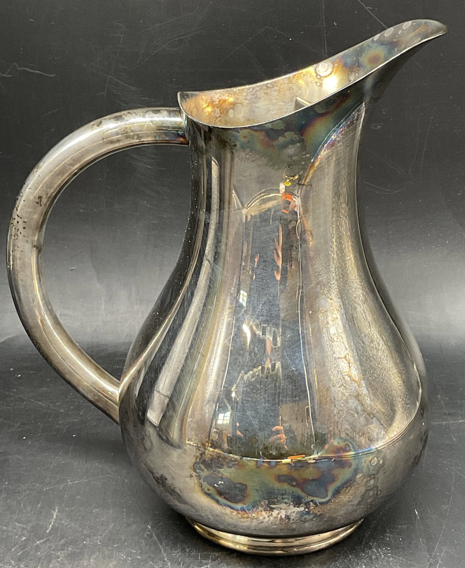 Vtg De Uberti Silver Plated Water Pitcher, Italy (1 of 6)