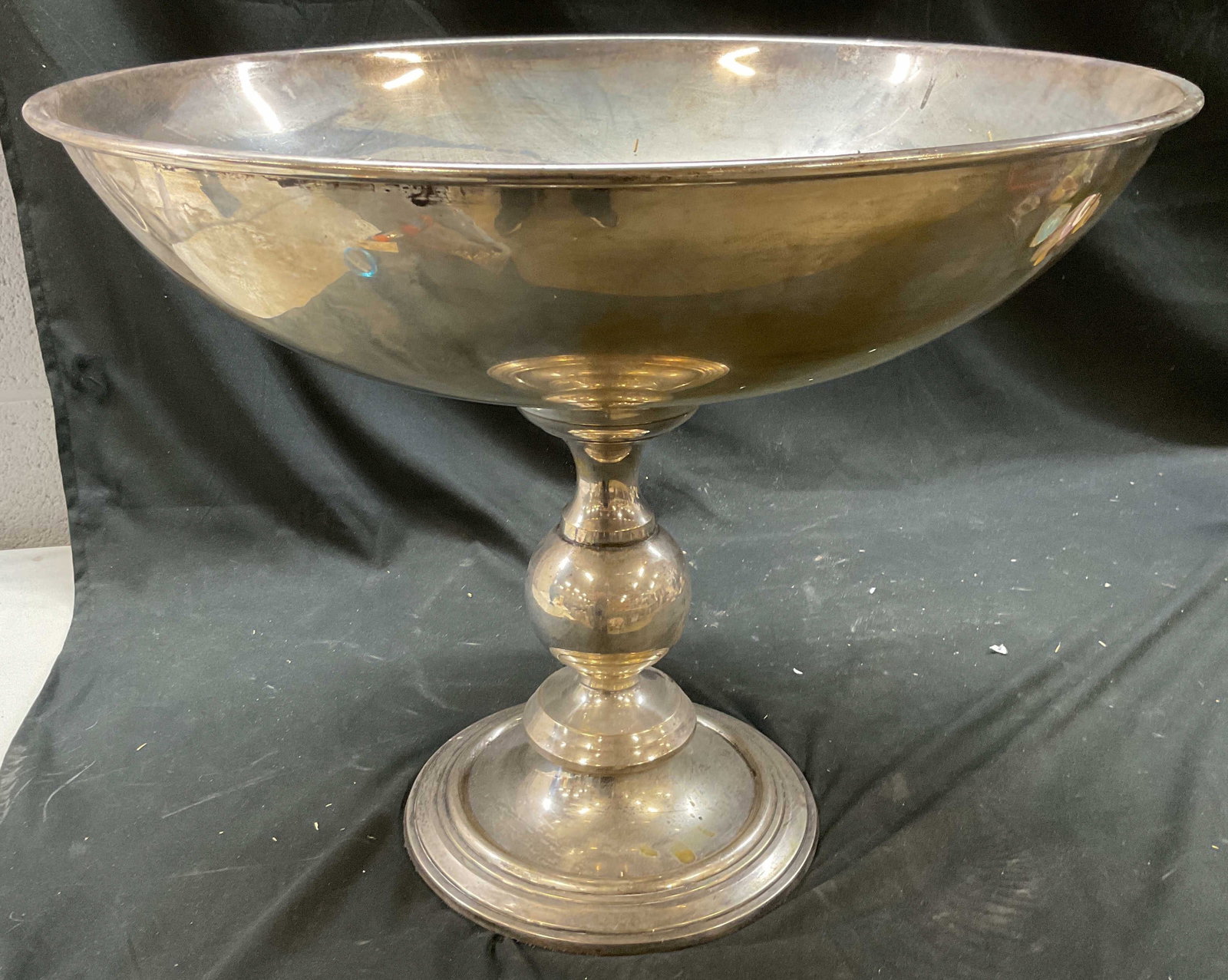 Statement Silver Pl Footed Pedestal Compote - 2