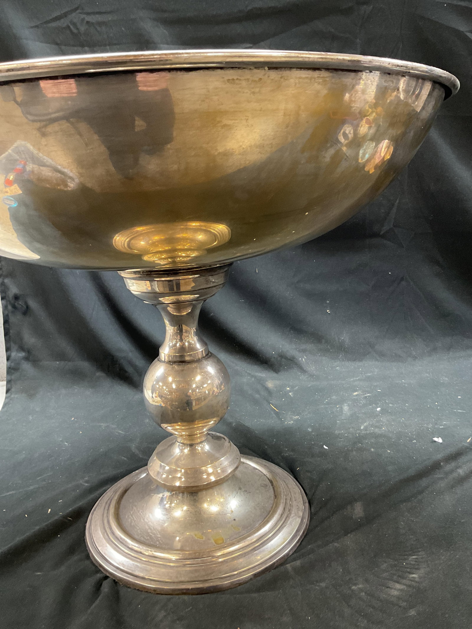 Statement Silver Pl Footed Pedestal Compote - 3