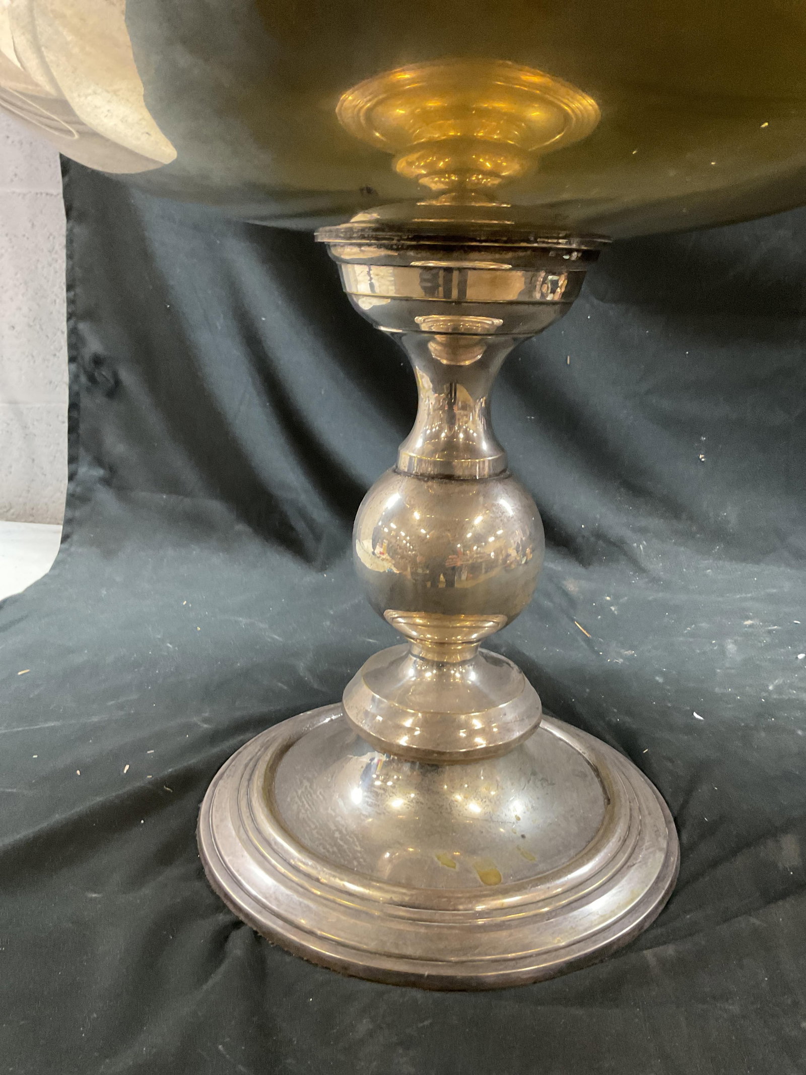 Statement Silver Pl Footed Pedestal Compote - 4