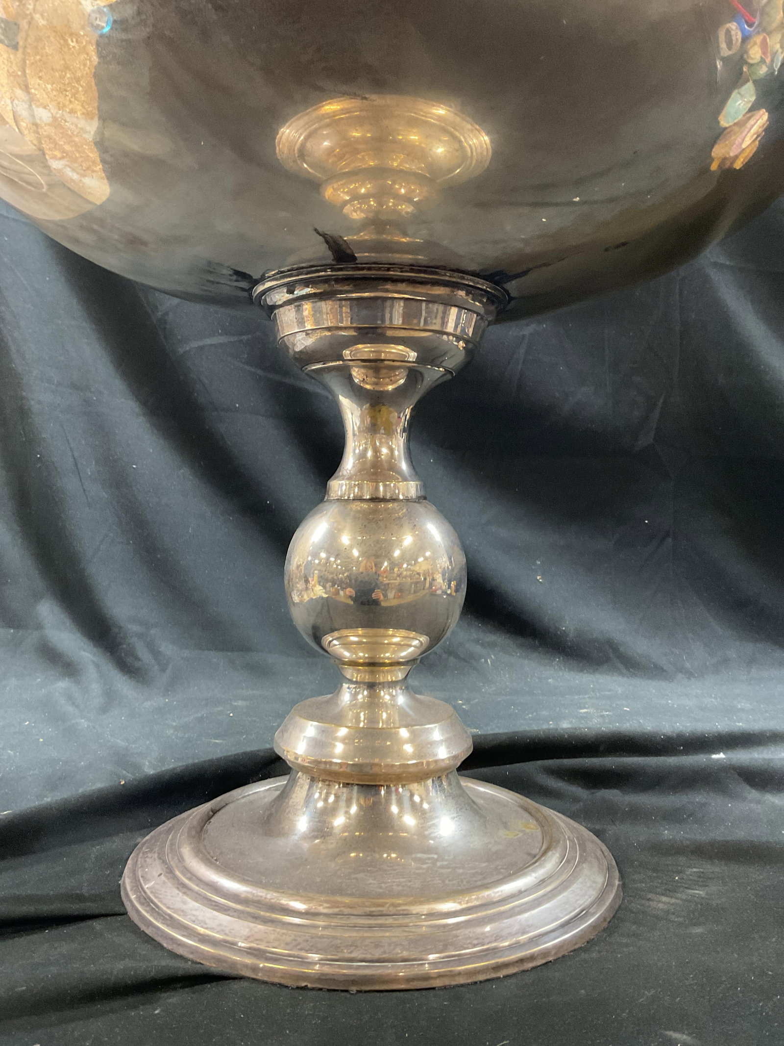 Statement Silver Pl Footed Pedestal Compote - 9