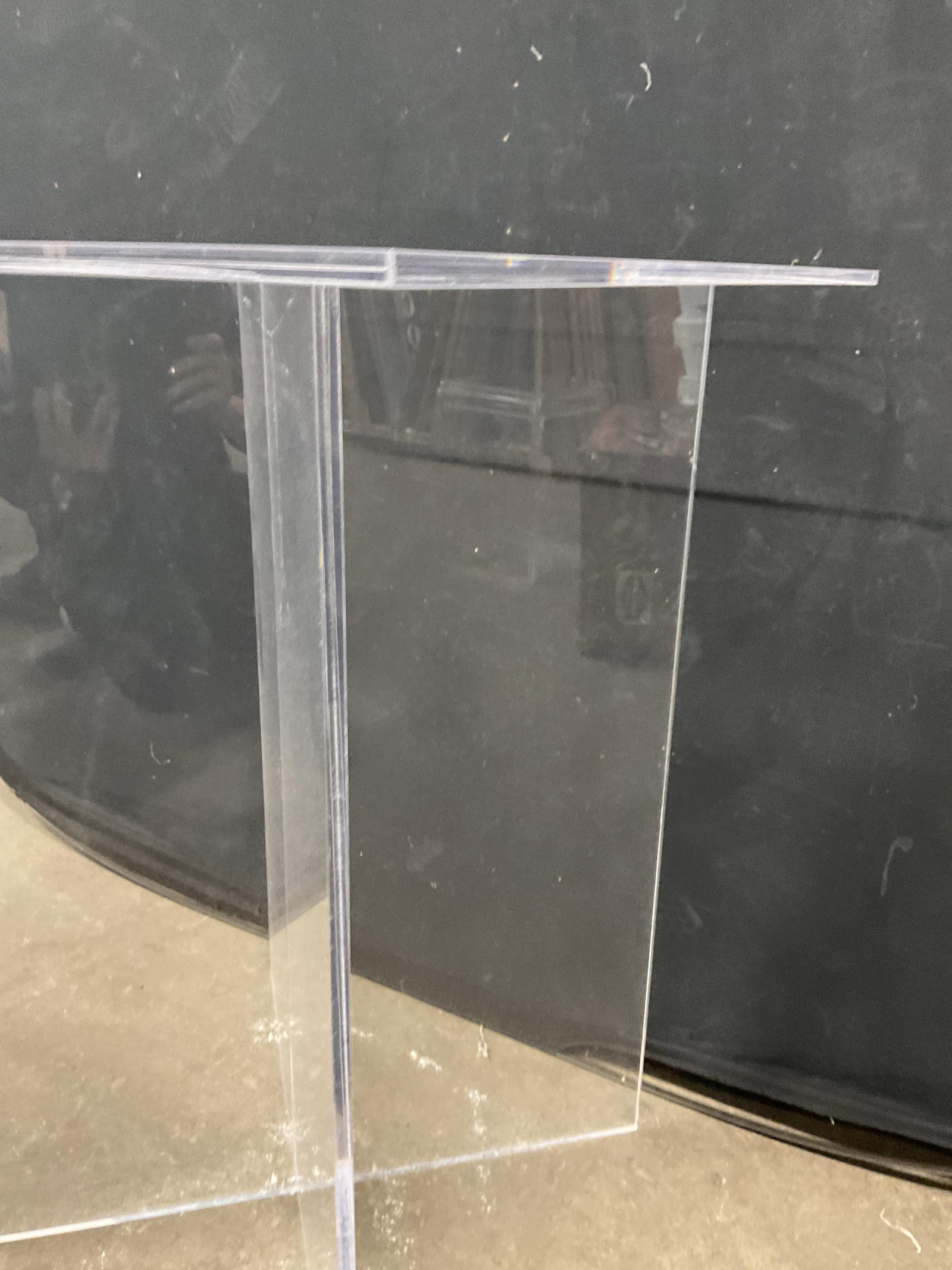 Acrylic Square Side Table - 6