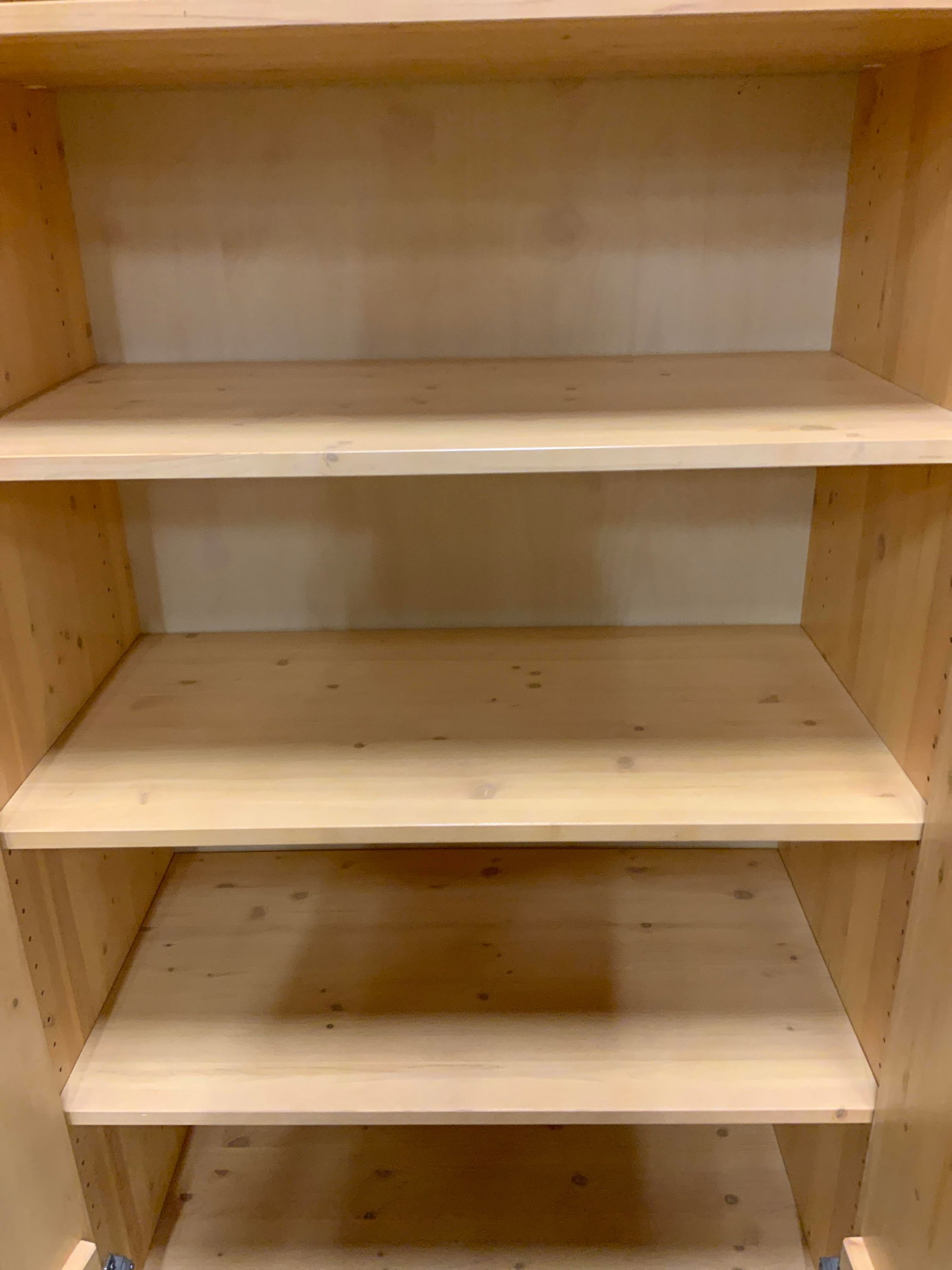 5 Shelf Pine Cabinet Mackenzie Child Knobs - 7