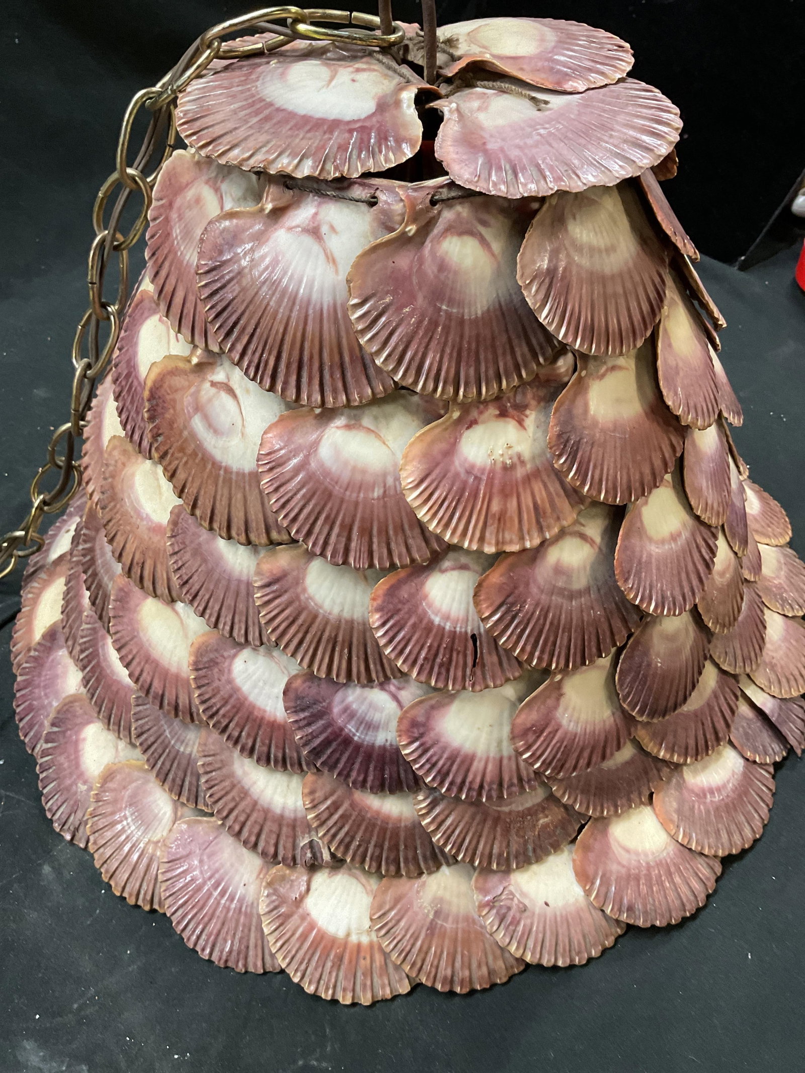 Layered Shell Ceiling Light Fixture - 8