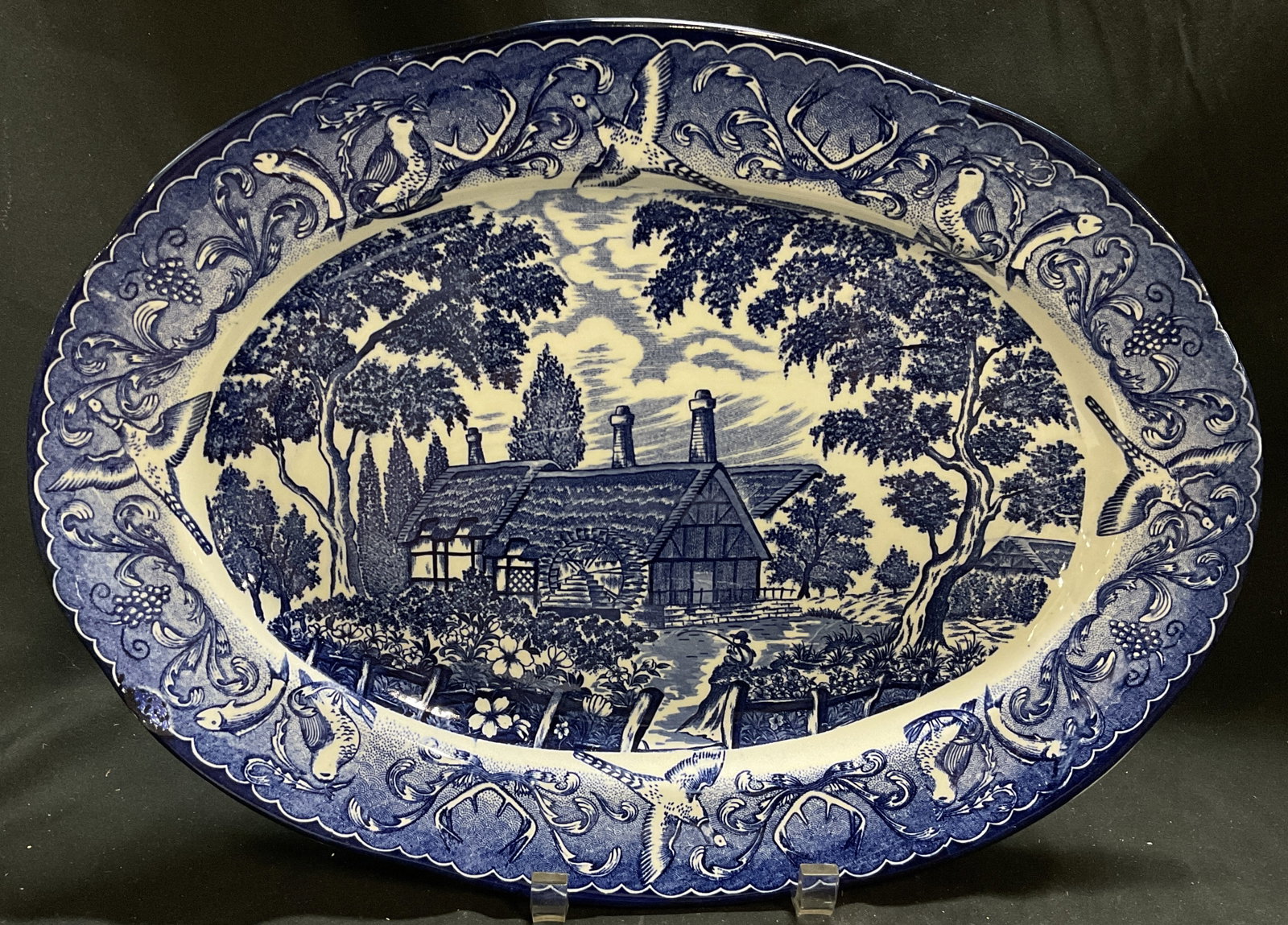 VTG English Scenery Transferware Serving Platter (1 of 10)