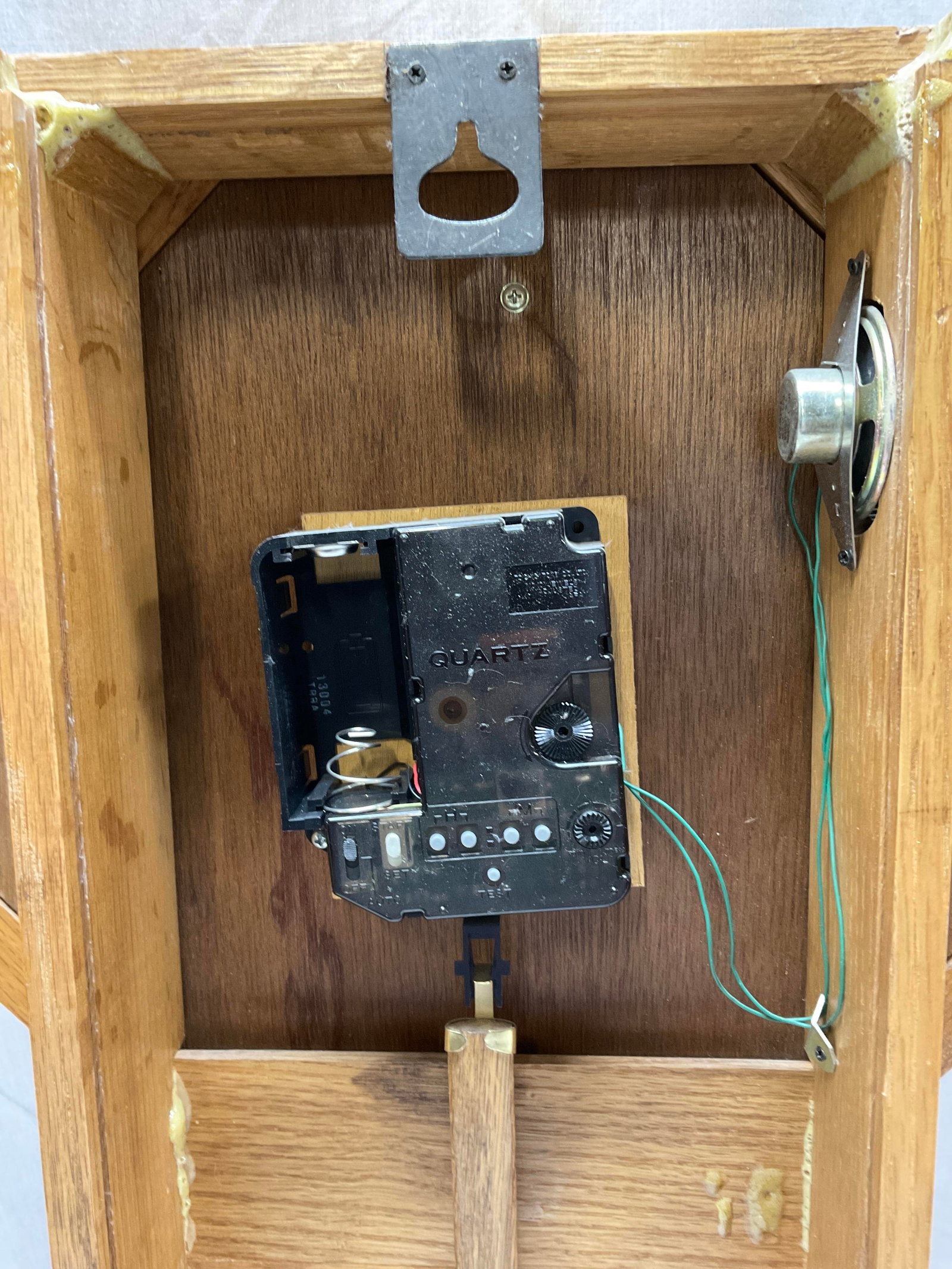 Wooden Octagonal Pendulum Clock - 5