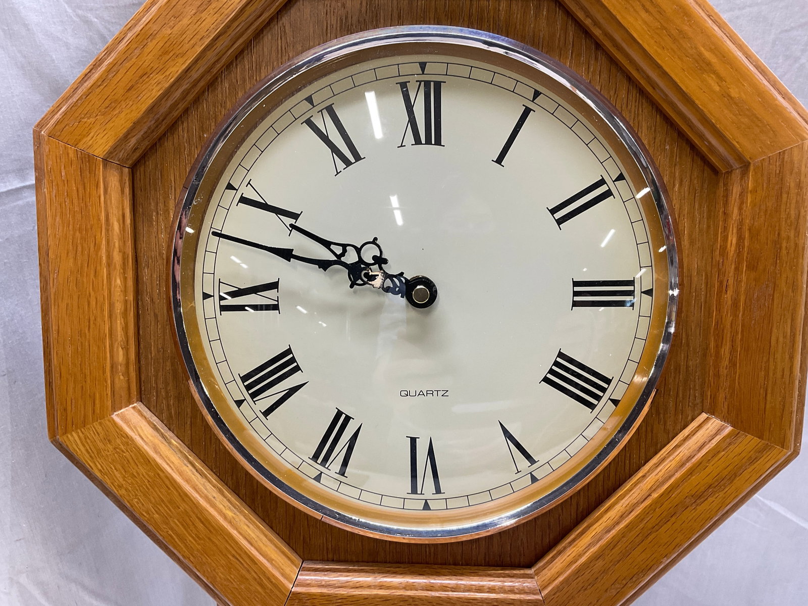 Wooden Octagonal Pendulum Clock - 6