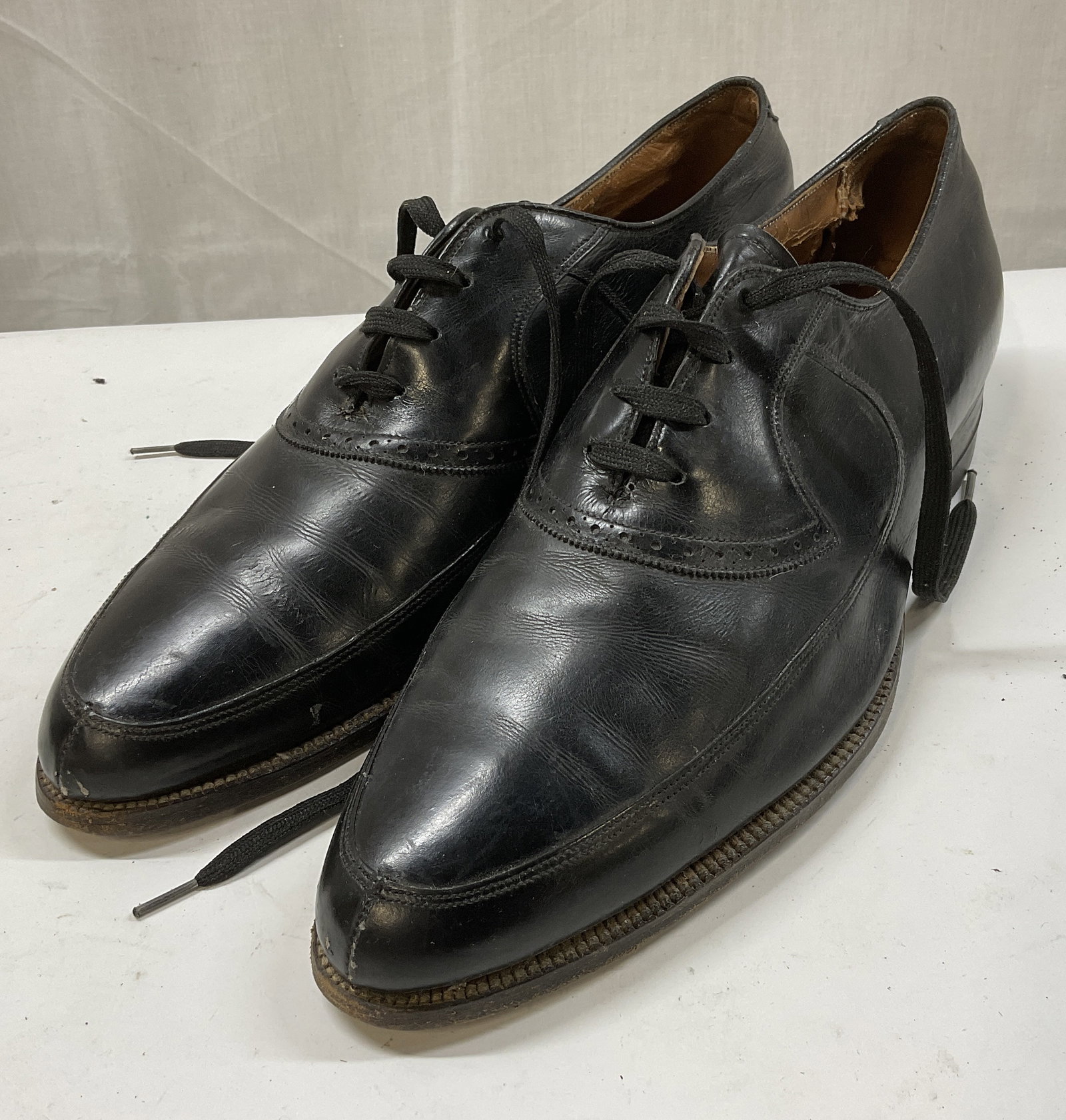 VINTAGE Stetson Leather Dress Shoes (1 of 11)