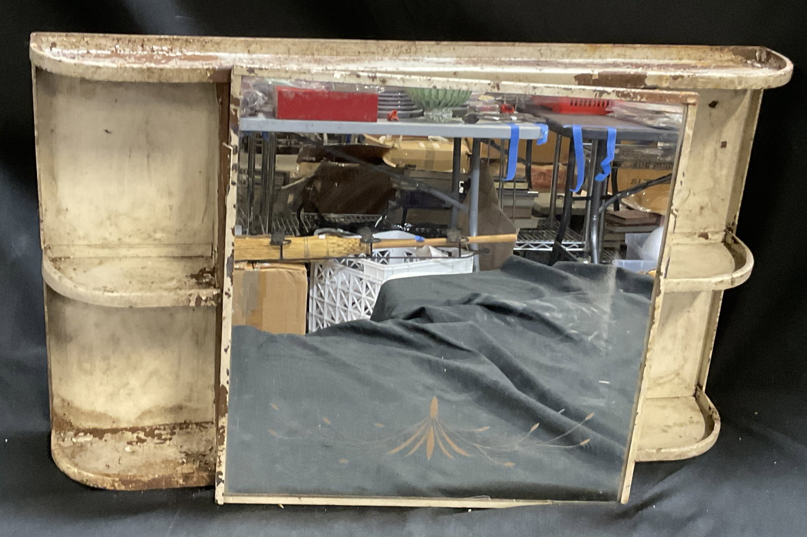 VTG Art Deco Style Mirrored Medicine Cabinet (1 of 7)