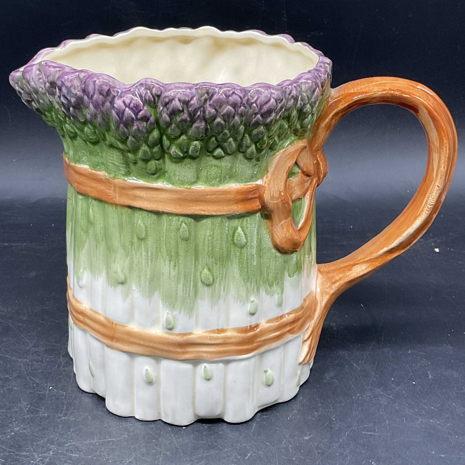 SHAFFORD Garden Asparagus Ceramic Pitcher (1 of 6)