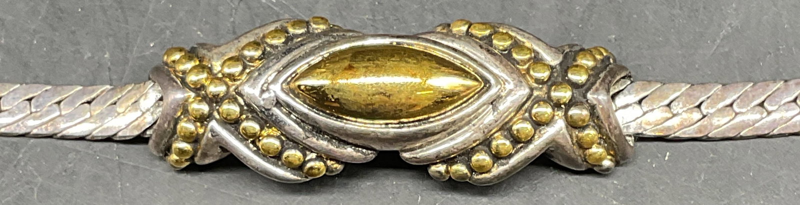 Vintage Napier Silver & Gold Tone Bracelet (1 of 6)