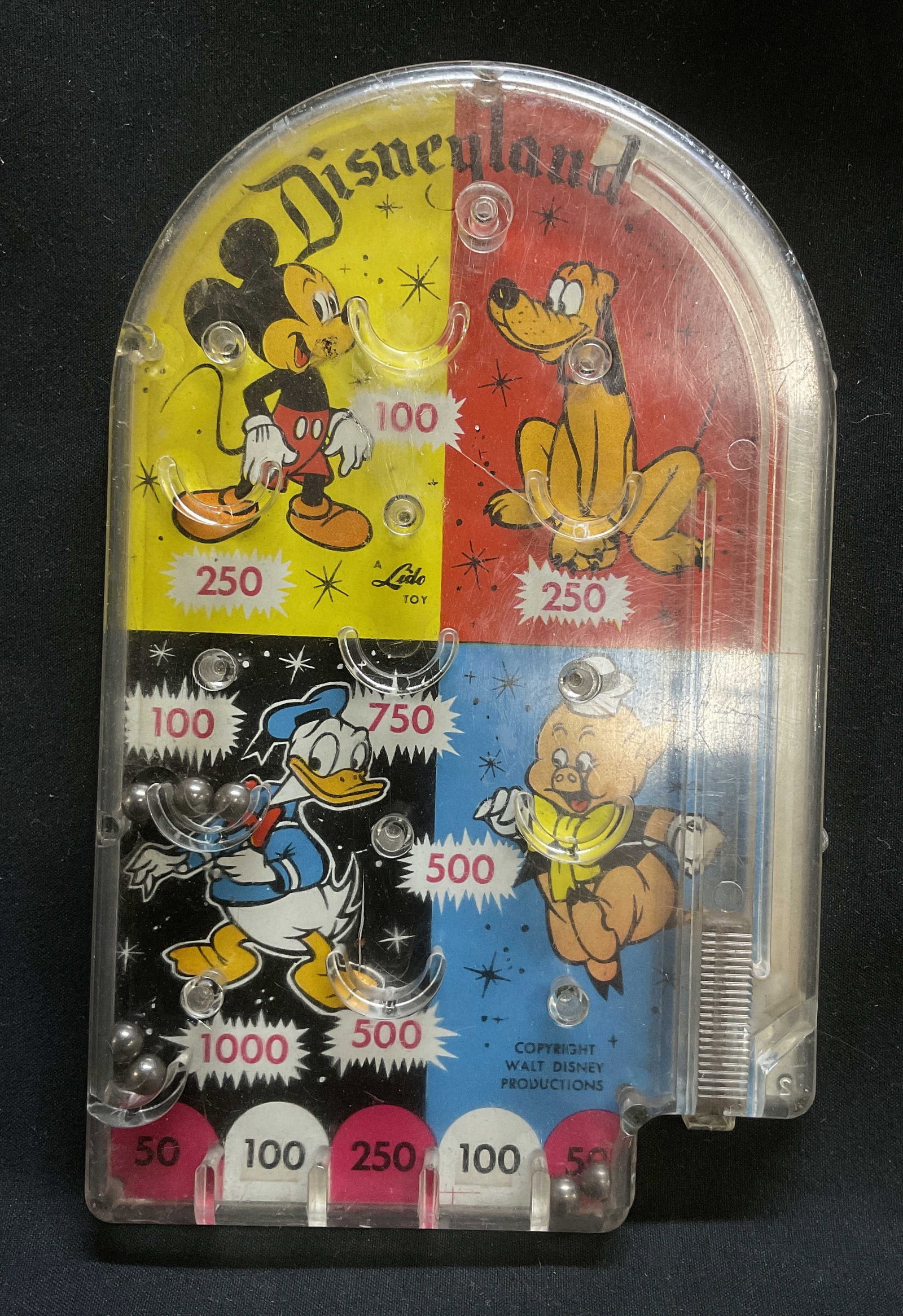 1950s Lido Toy Co Disneyland Pinball Game (1 of 14)