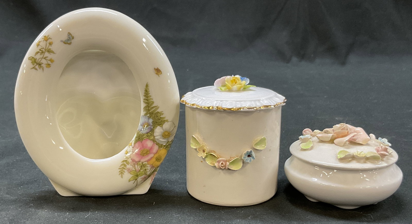 Lot 3 Assort Picture Frame & Trinket Boxes Japan+ (1 of 14)