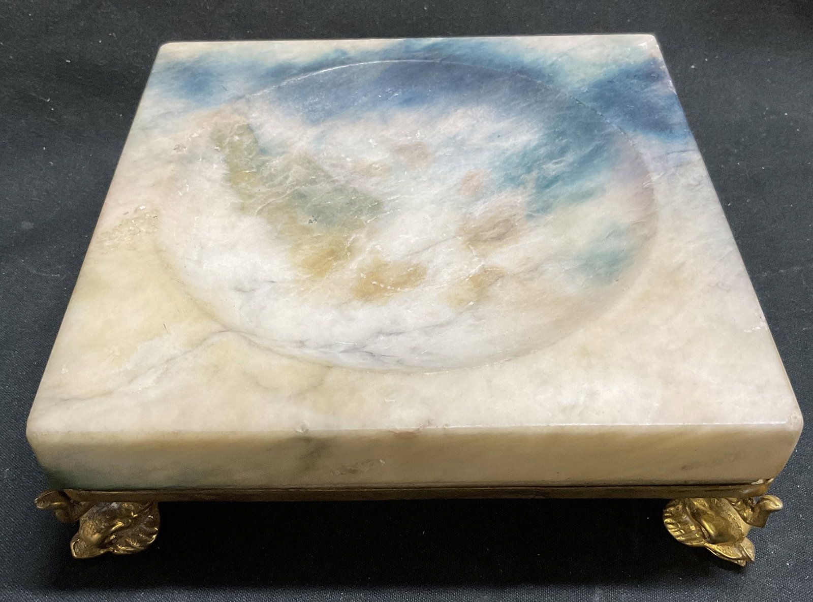 VTG 50s-60s Onyx Marble Ashtray ITALY (1 of 11)