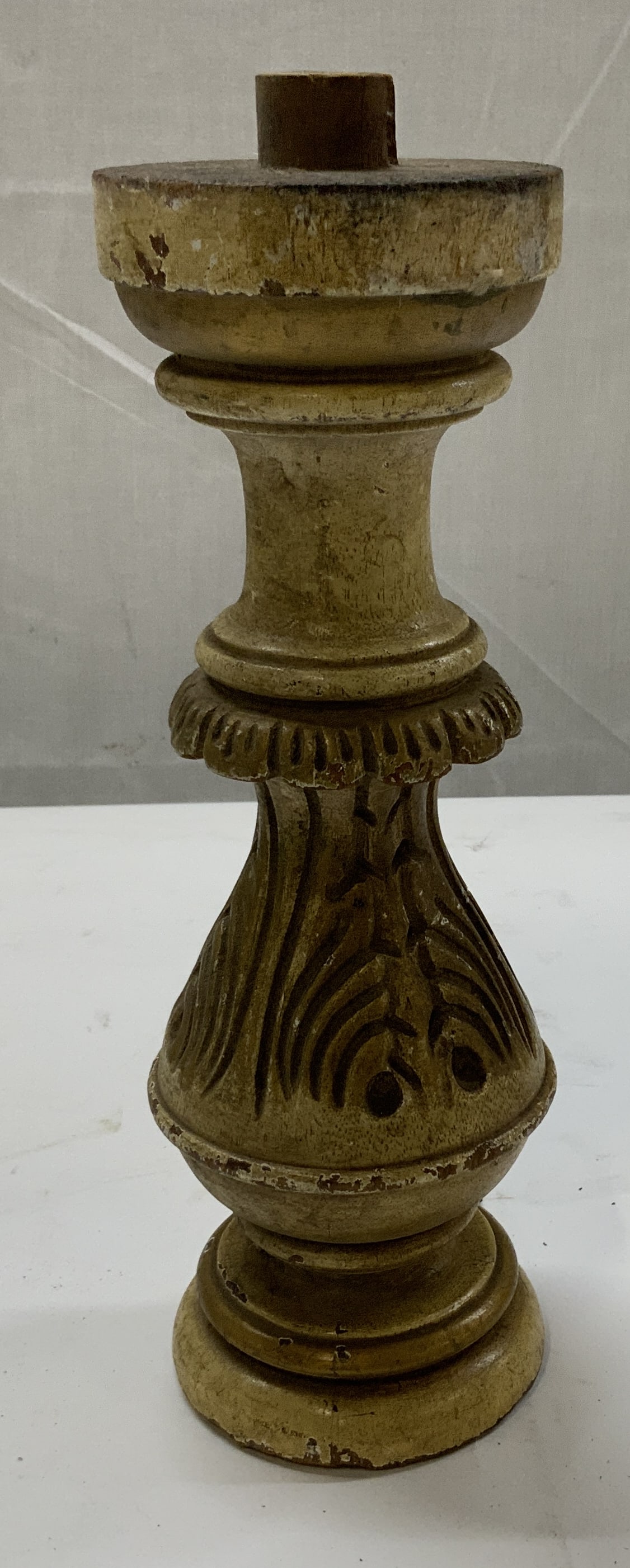 Wooden Candle Holder ,Detailed Carvings (1 of 7)