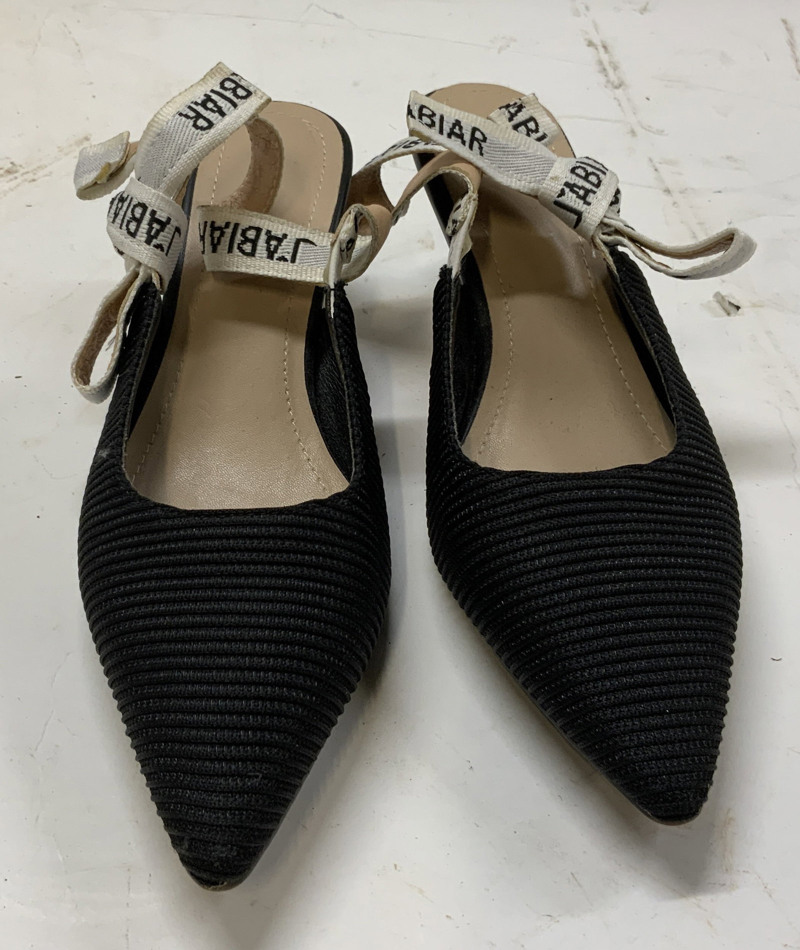 JABIAR Slingback Ribbon Pumps (1 of 6)