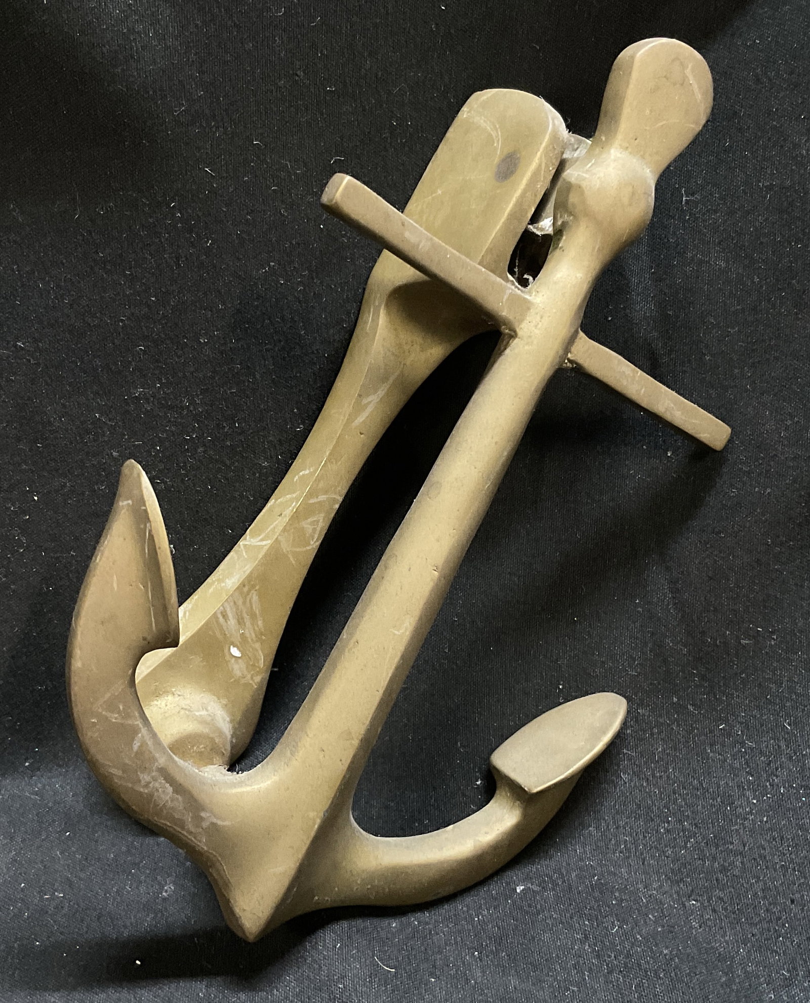 VINTAGE Brass Anchor Door Knocker (1 of 7)
