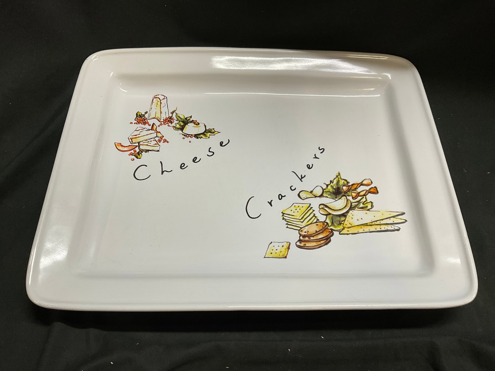 Pottery Barn Cheese & Crackers Platter - 2
