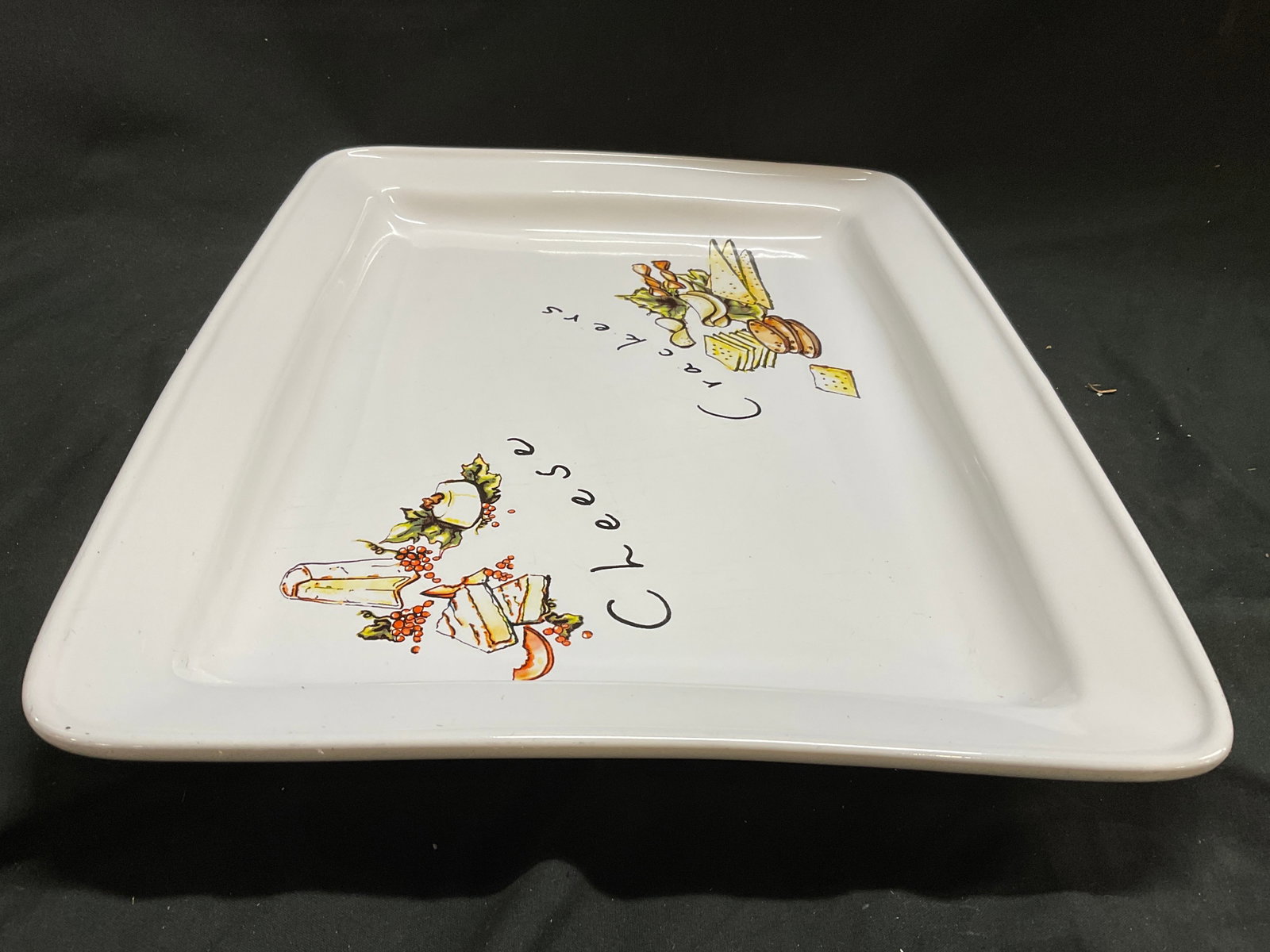Pottery Barn Cheese & Crackers Platter - 3