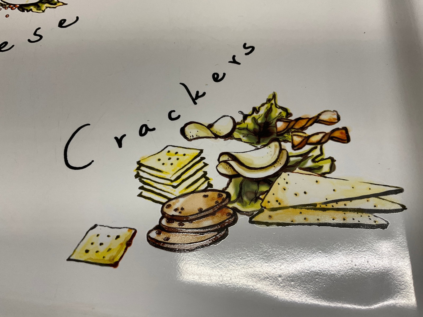 Pottery Barn Cheese & Crackers Platter - 6