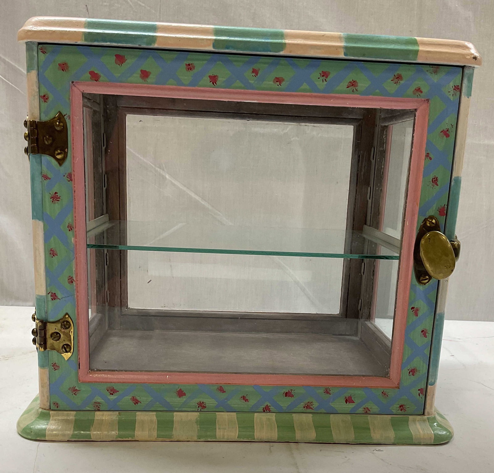 Hand Painted Tabletop Cabinet (1 of 9)