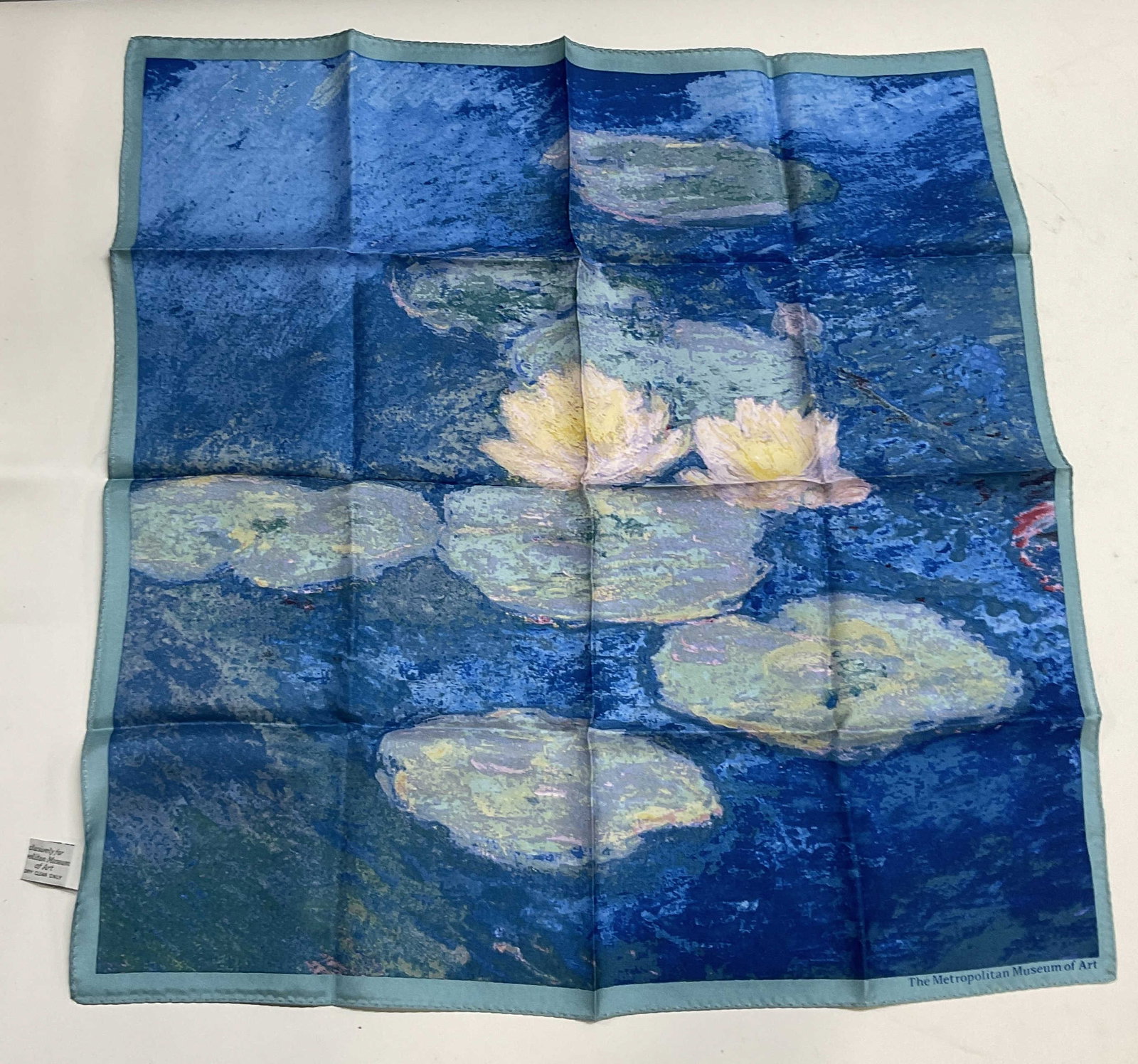 2011 MMA Monets Water Lillies Silk Square Scarf (1 of 8)