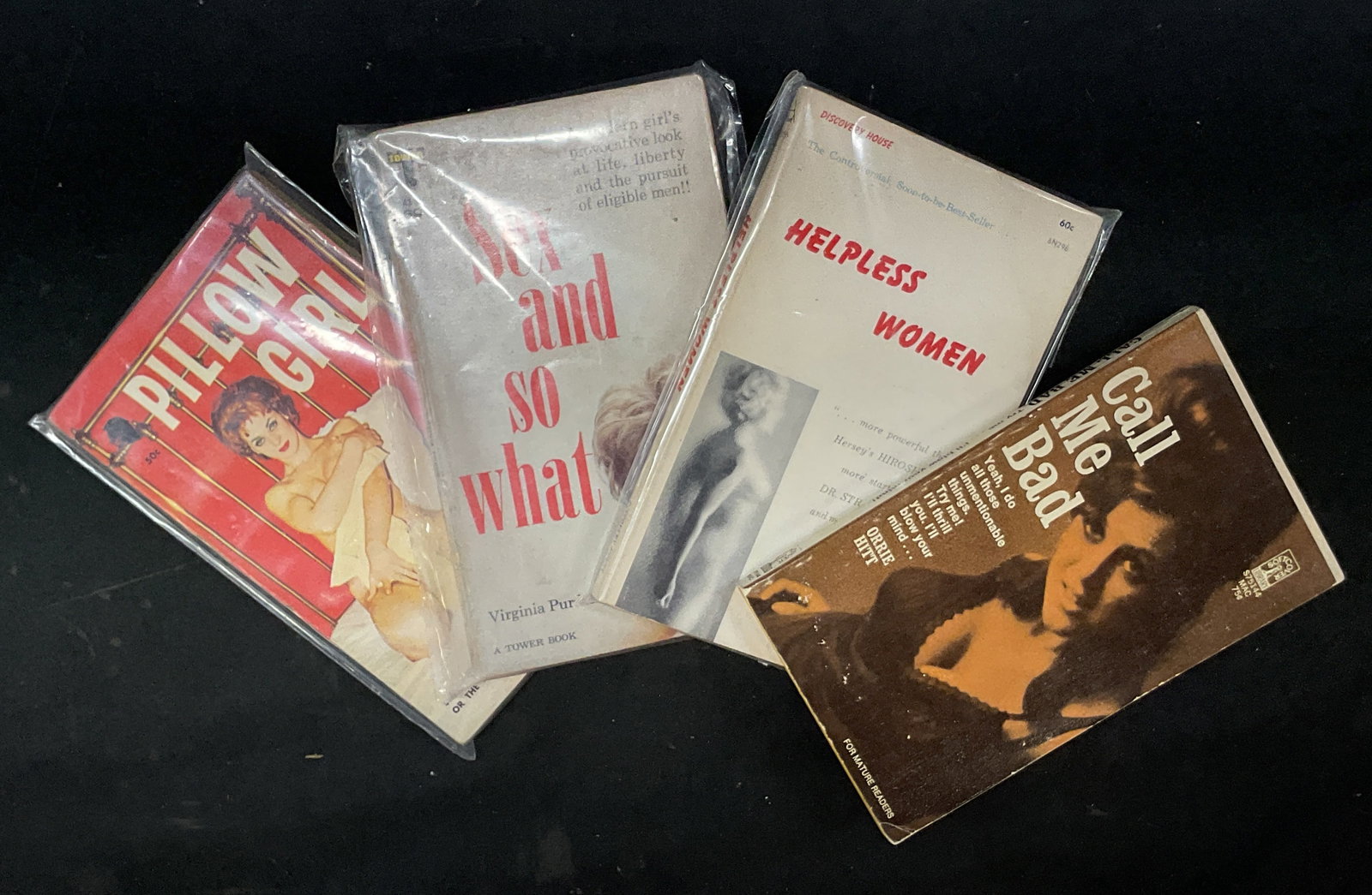 Vtg. 60s-70s Lot 4 Erotica Books (1 of 14)
