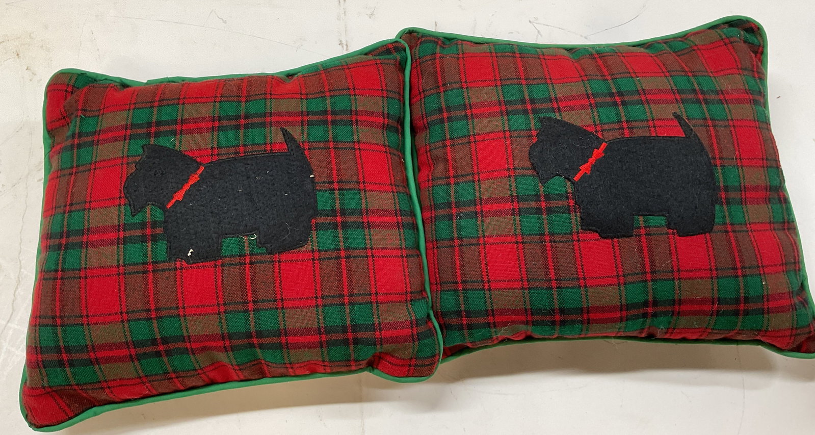 Tartan Scottie Dog Throw Pillows (1 of 6)