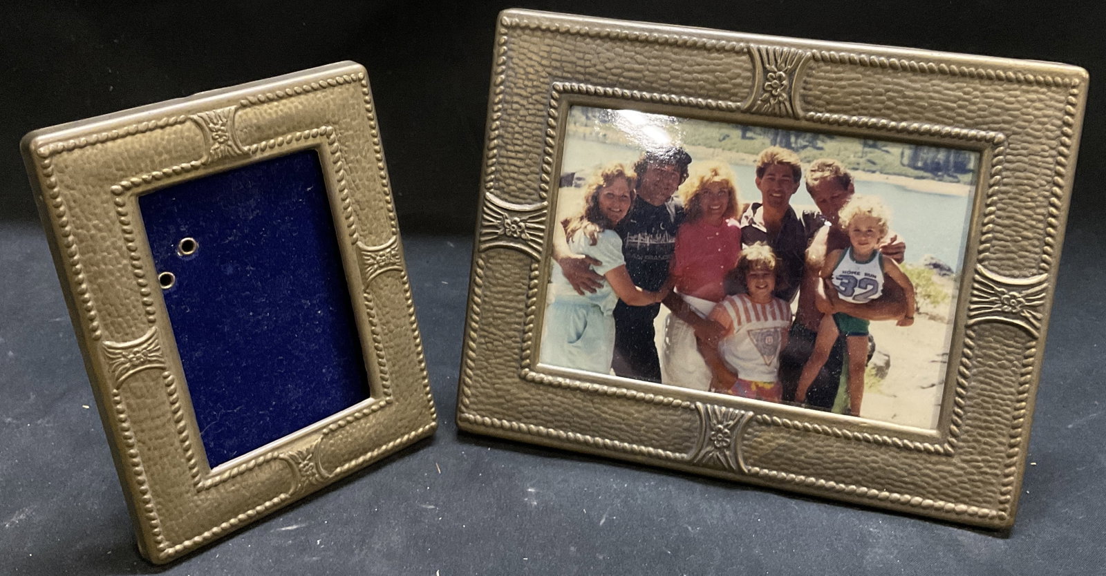 St2 VTG Art Deco Style Brass Picture Frames (1 of 7)