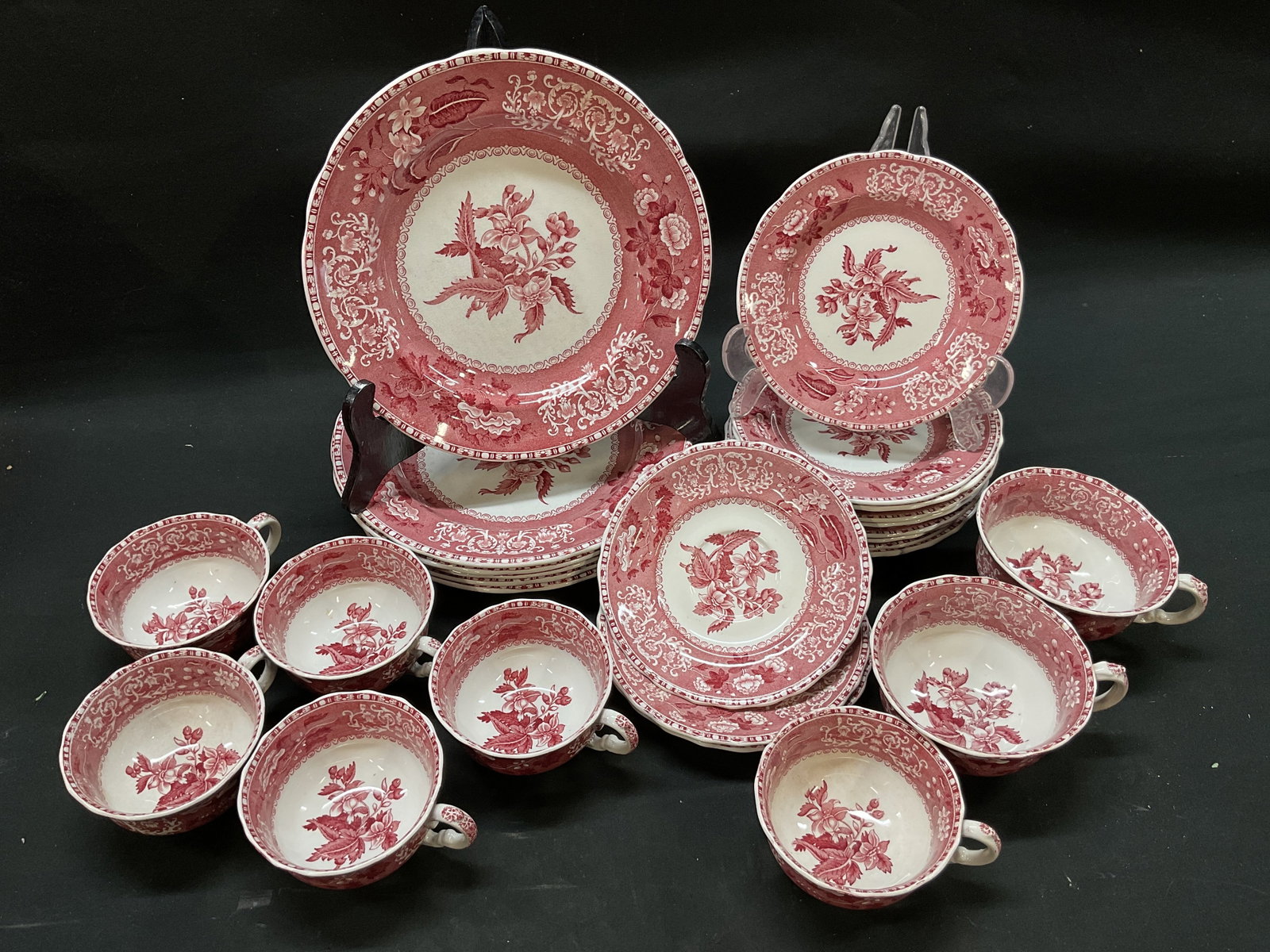 Vtg. Mxd Lt26 Spode Camilla Copeland Tea Set, ENG (1 of 12)