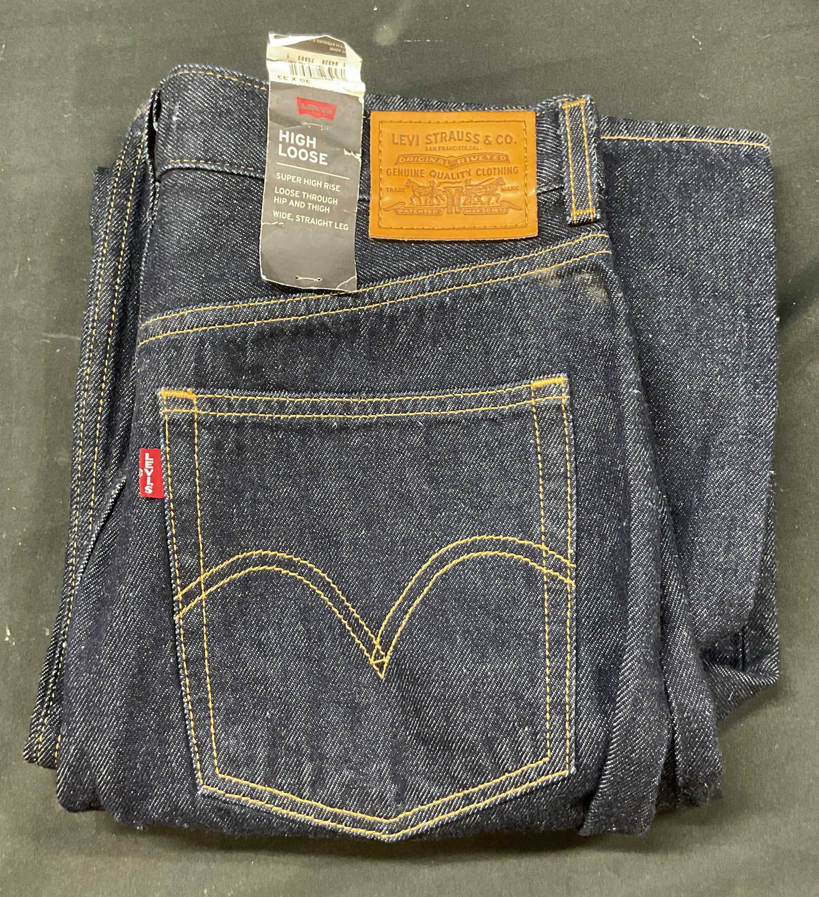 Levi & Strauss Co Dark Wash Denim Jeans NWT (1 of 7)