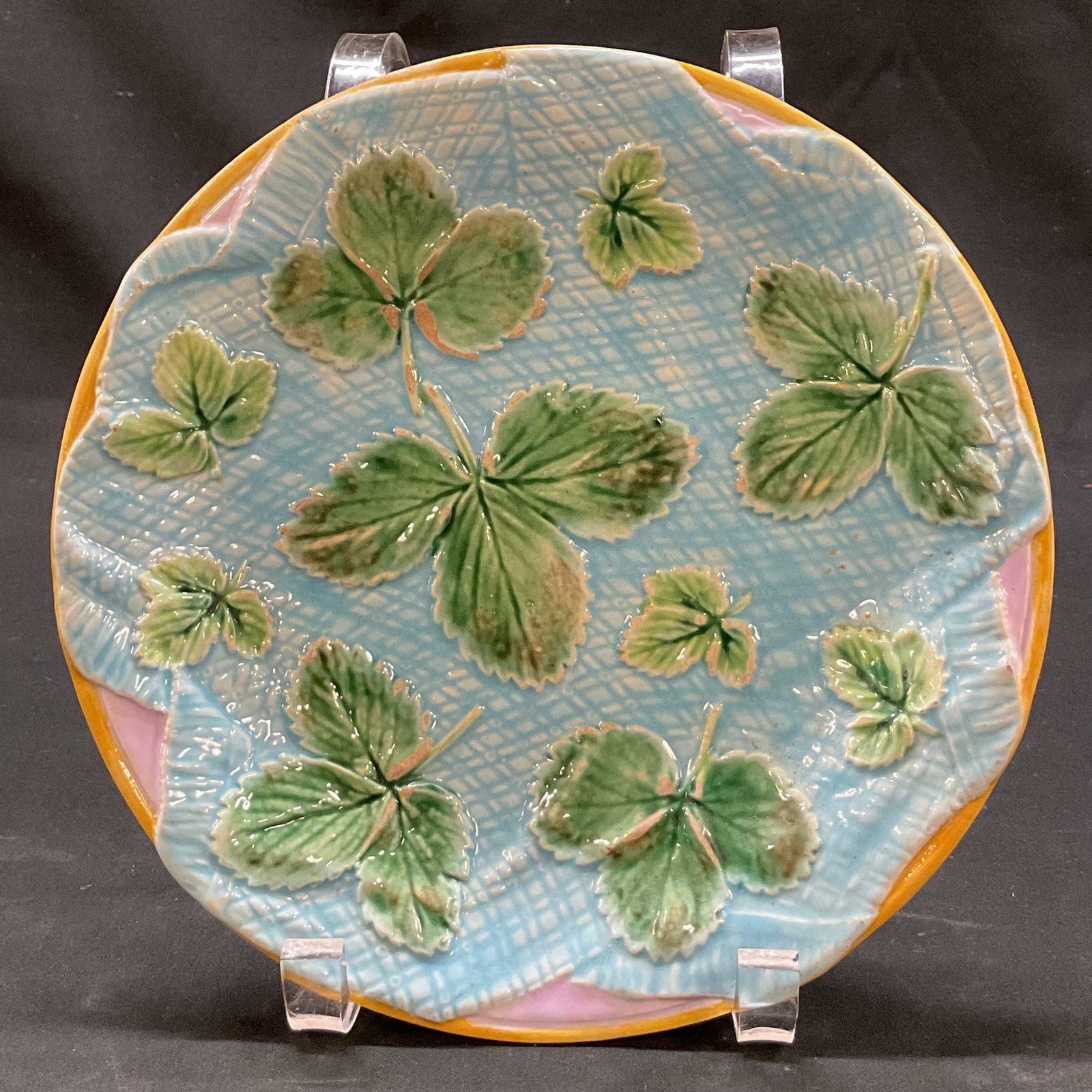 Antq George Jones Majolica Plate (1 of 7)