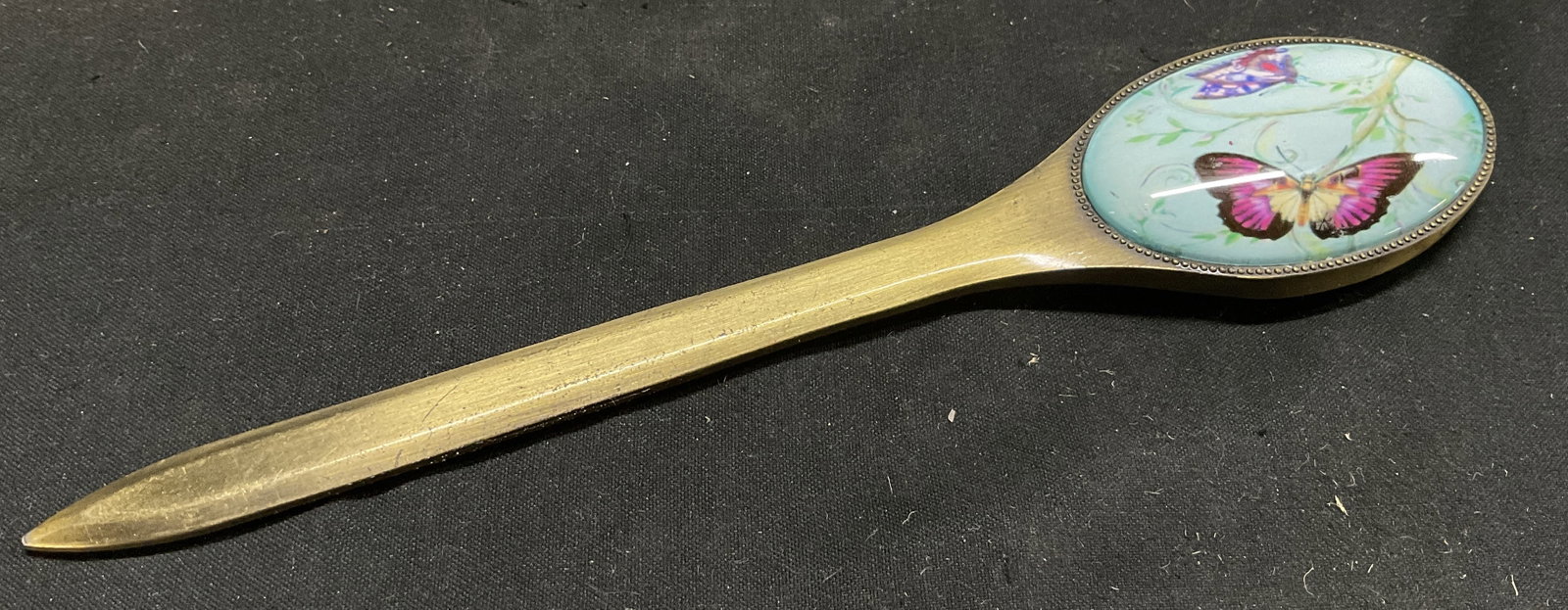 VINTAGE Brass Butterfly Letter Opener (1 of 6)