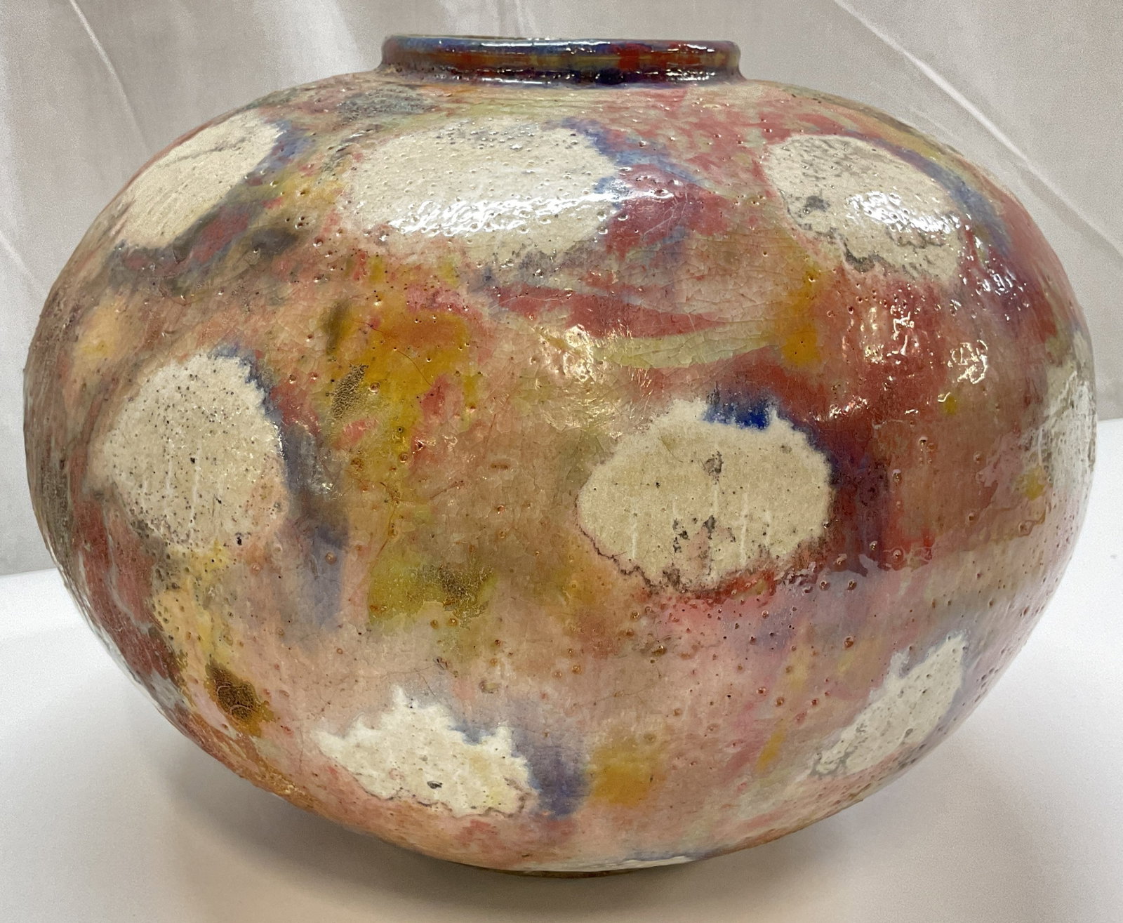 Auth. Lala Howard Signed Globe Vase (1 of 7)