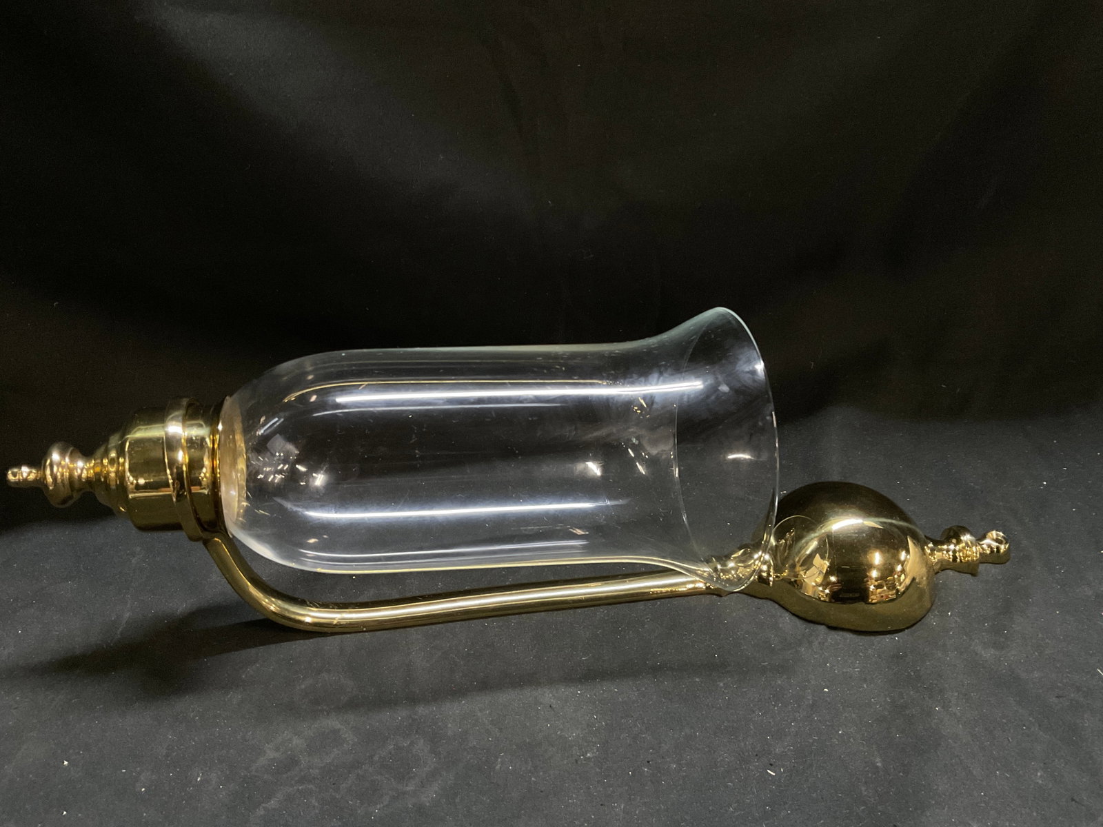 Polished Solid Brass Wall Sconce - 2