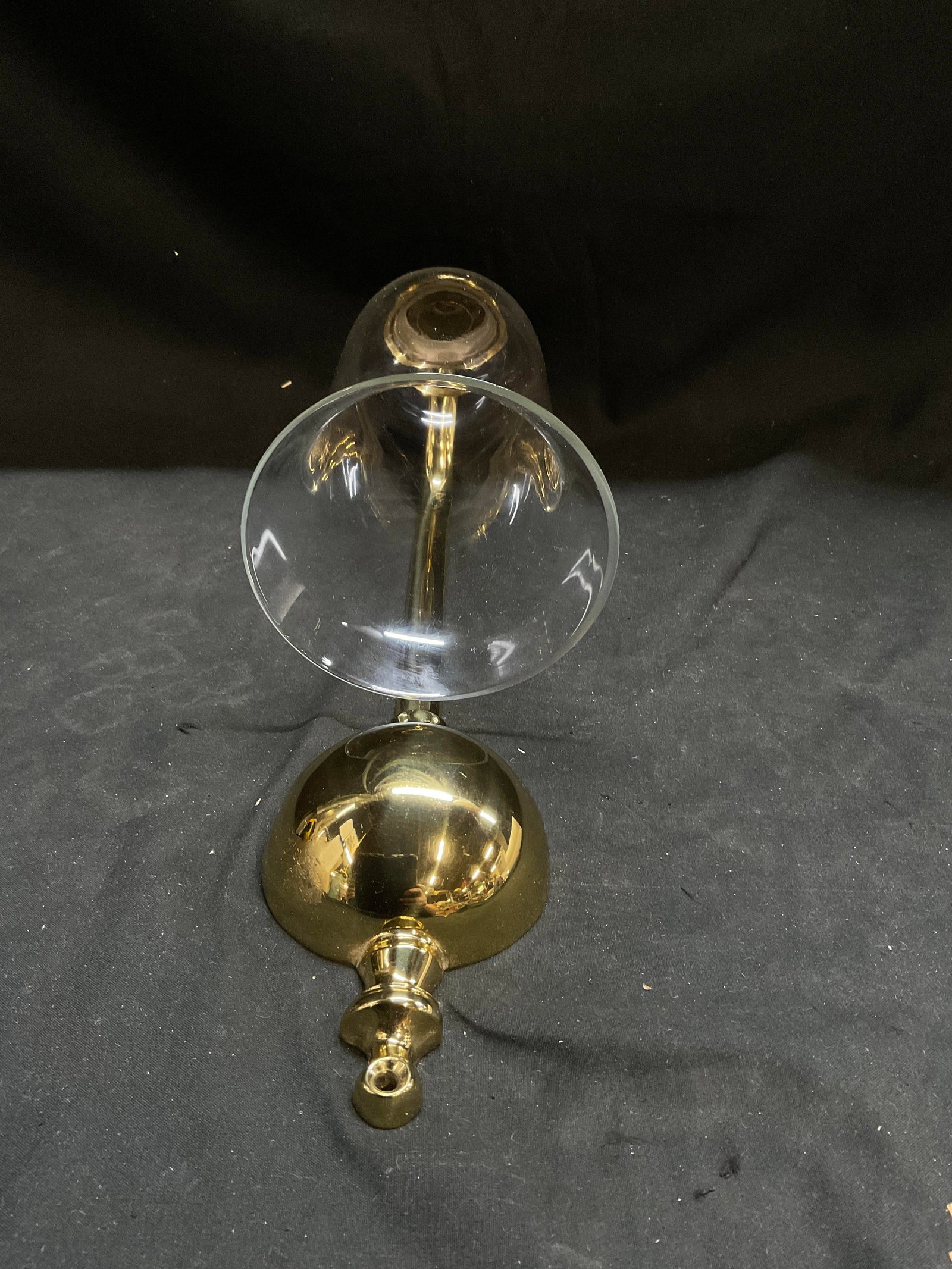 Polished Solid Brass Wall Sconce - 3