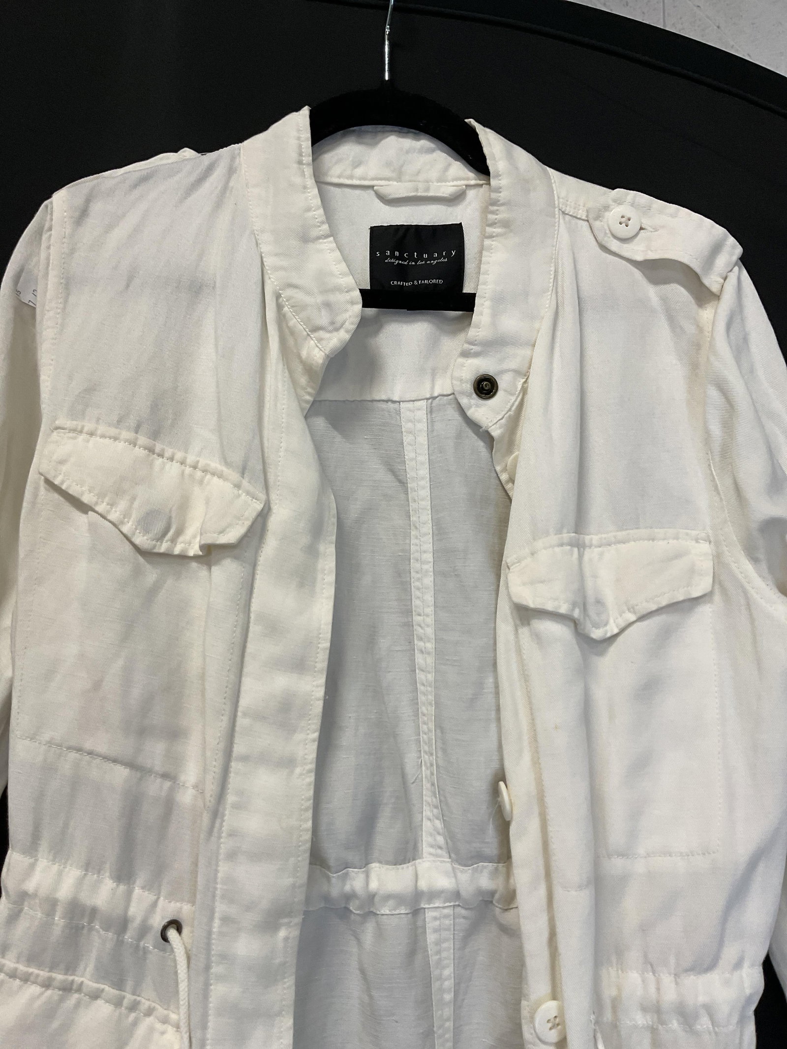 Sanctuary White Buttoned Jacket - 2