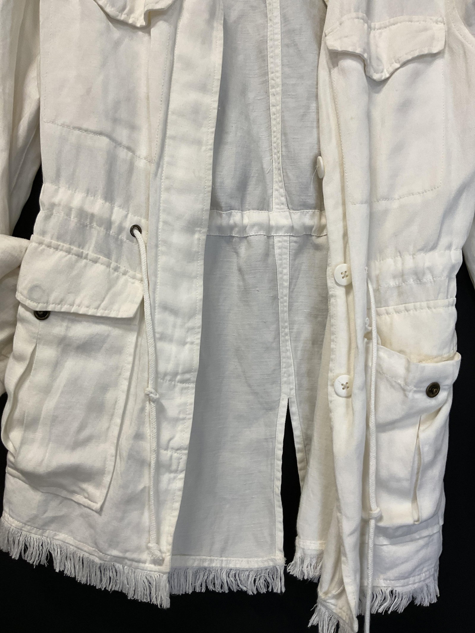 Sanctuary White Buttoned Jacket - 3